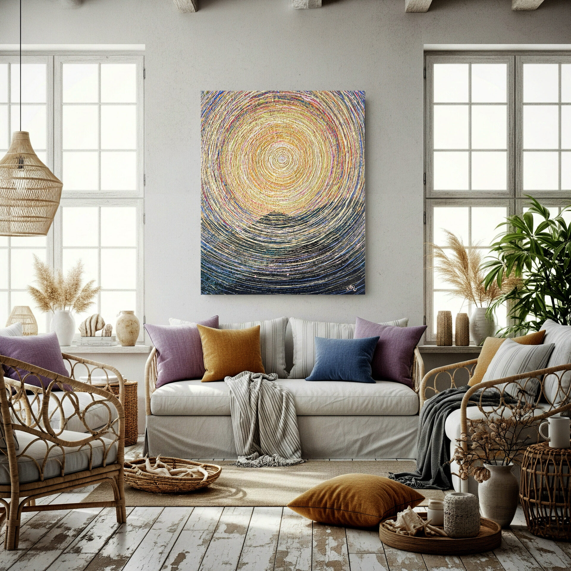 Serenity Woven in Light by Nadin Antoniuk | Buy Original Artwork Online