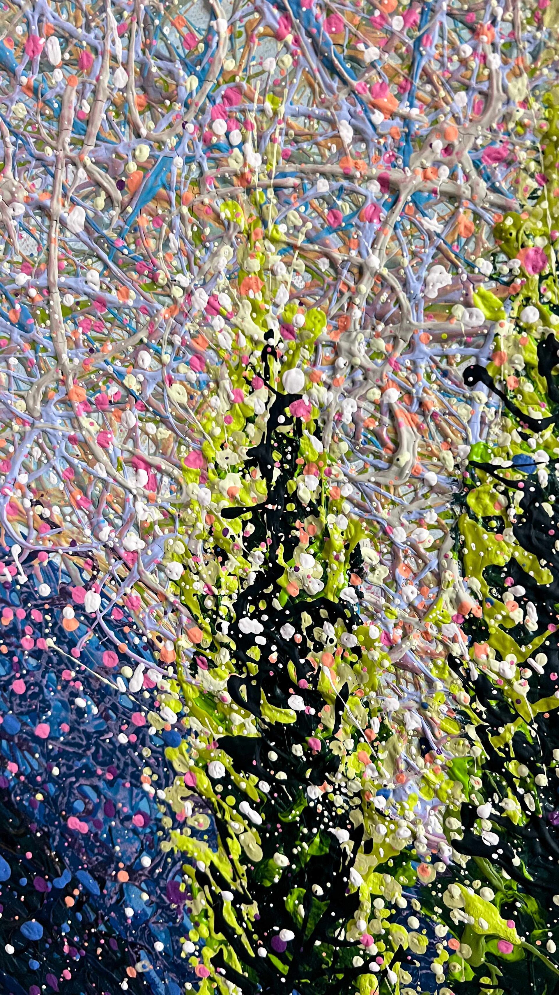 Where Silence Becomes Joy – light frame by Nadin Antoniuk | Buy Original Artwork Online