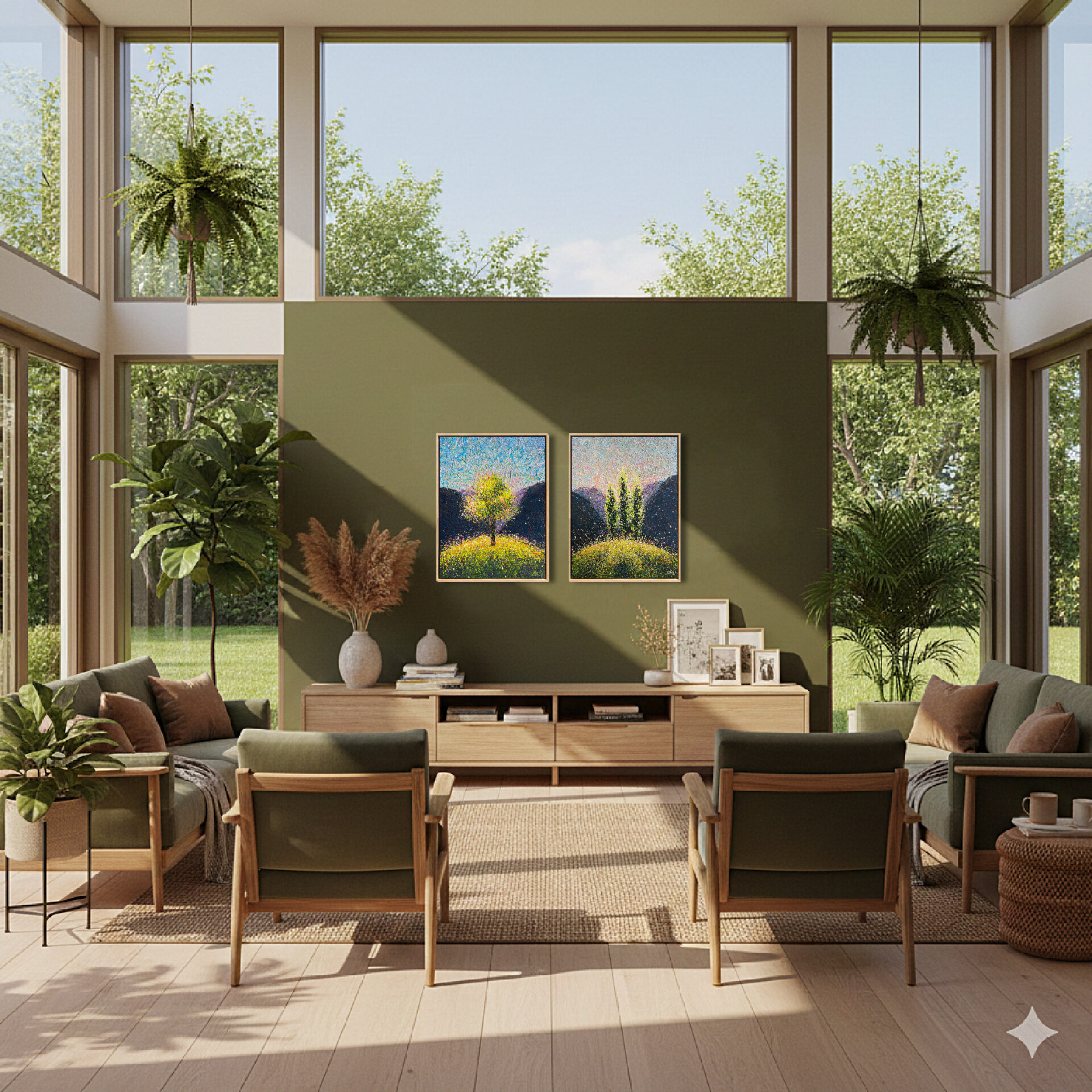 Where Silence Becomes Joy – light frame by Nadin Antoniuk | Buy Original Artwork Online