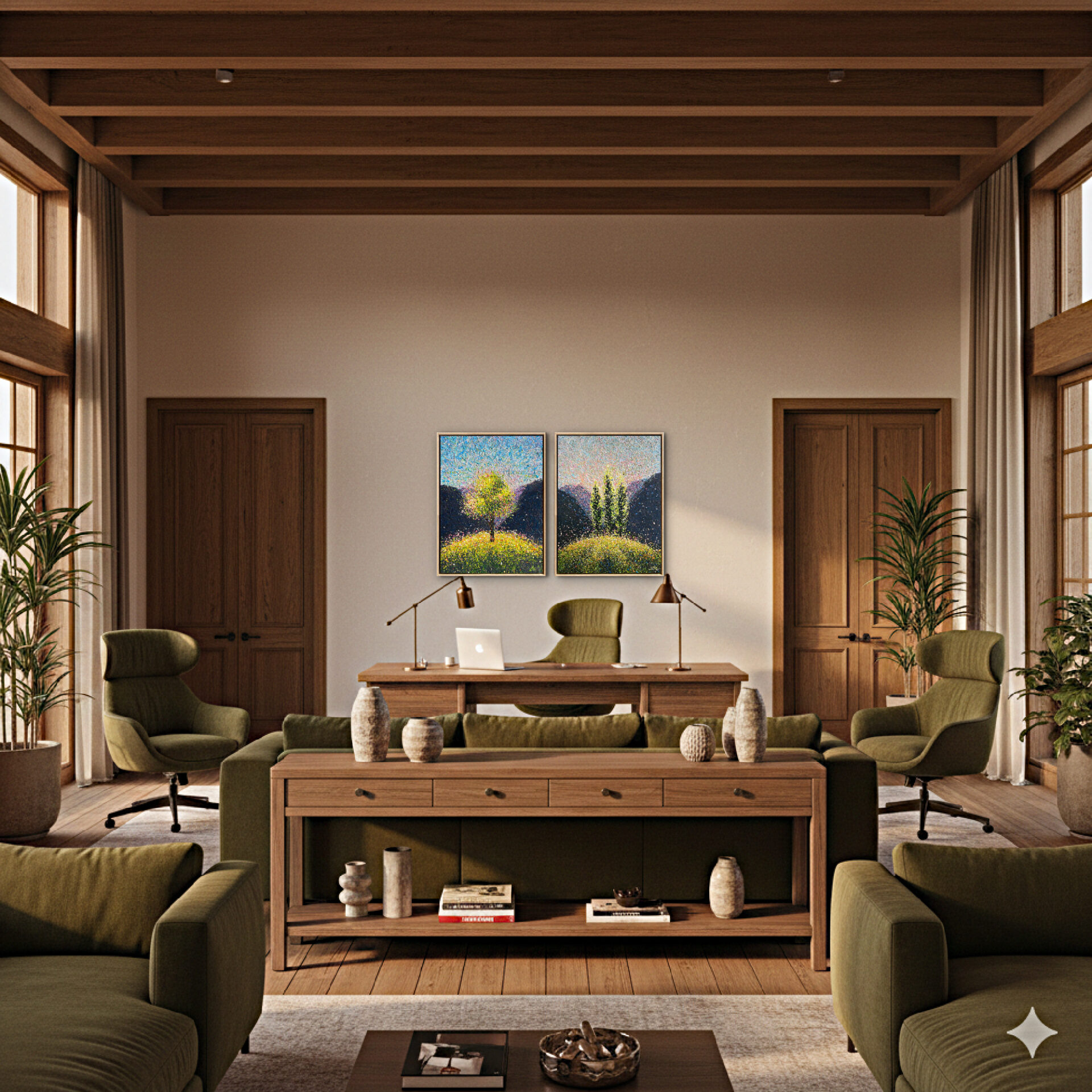 Where Silence Becomes Joy – light frame by Nadin Antoniuk | Buy Original Artwork Online