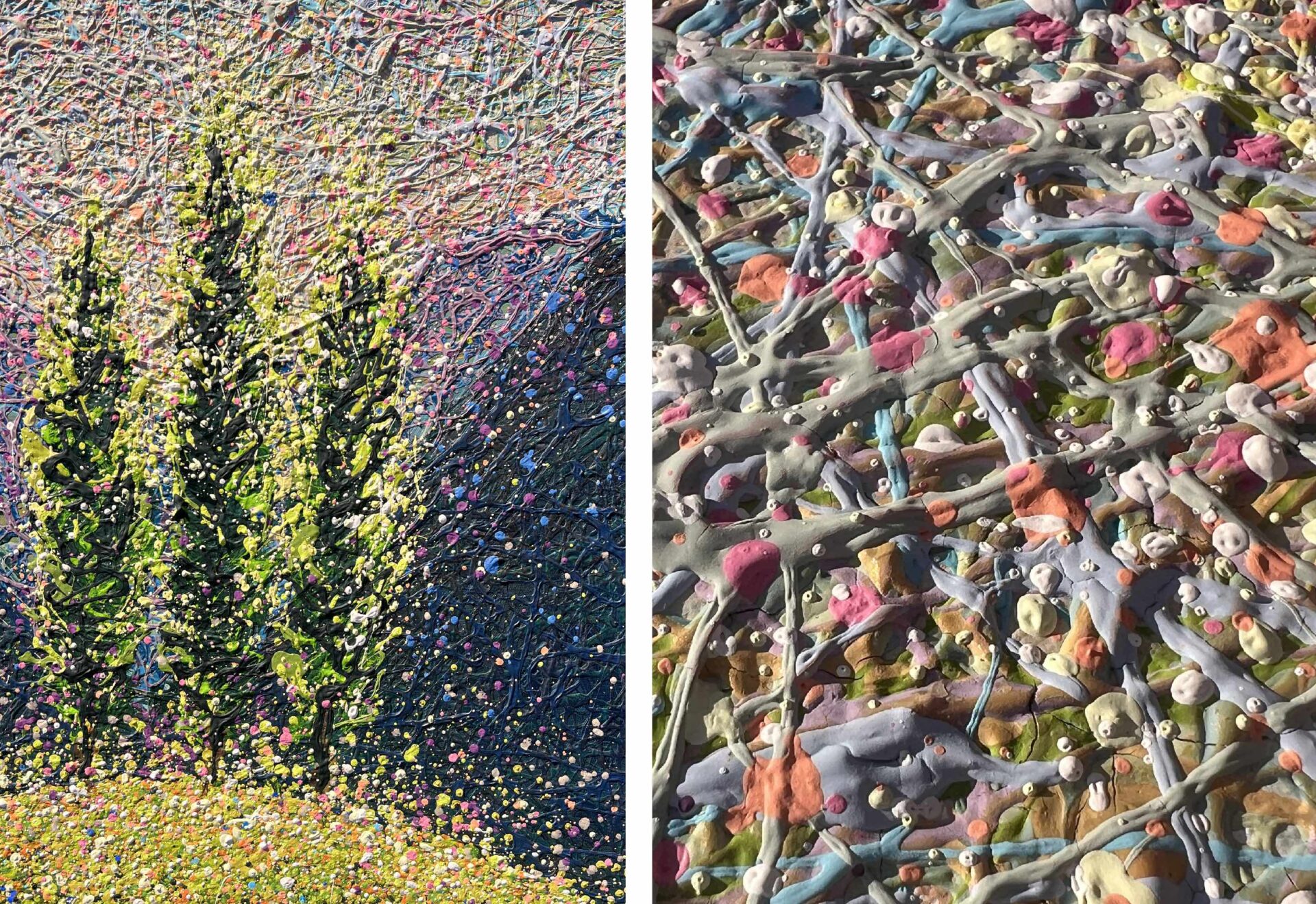 Where Silence Becomes Joy – light frame by Nadin Antoniuk | Buy Original Artwork Online