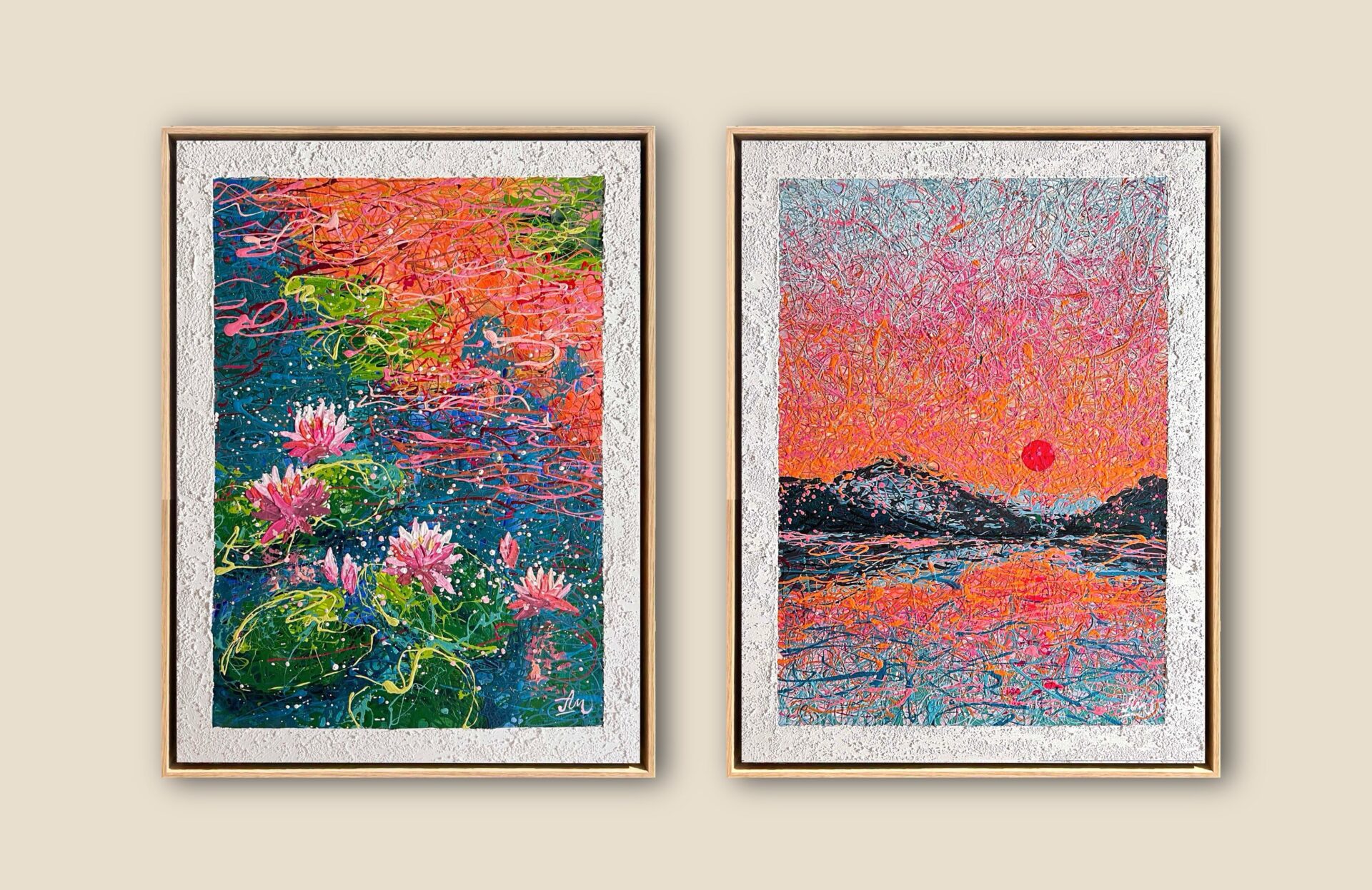 A Letter Written in Light – diptych Art by Nadin Antoniuk | View 15 | Buy Original Artwork Online