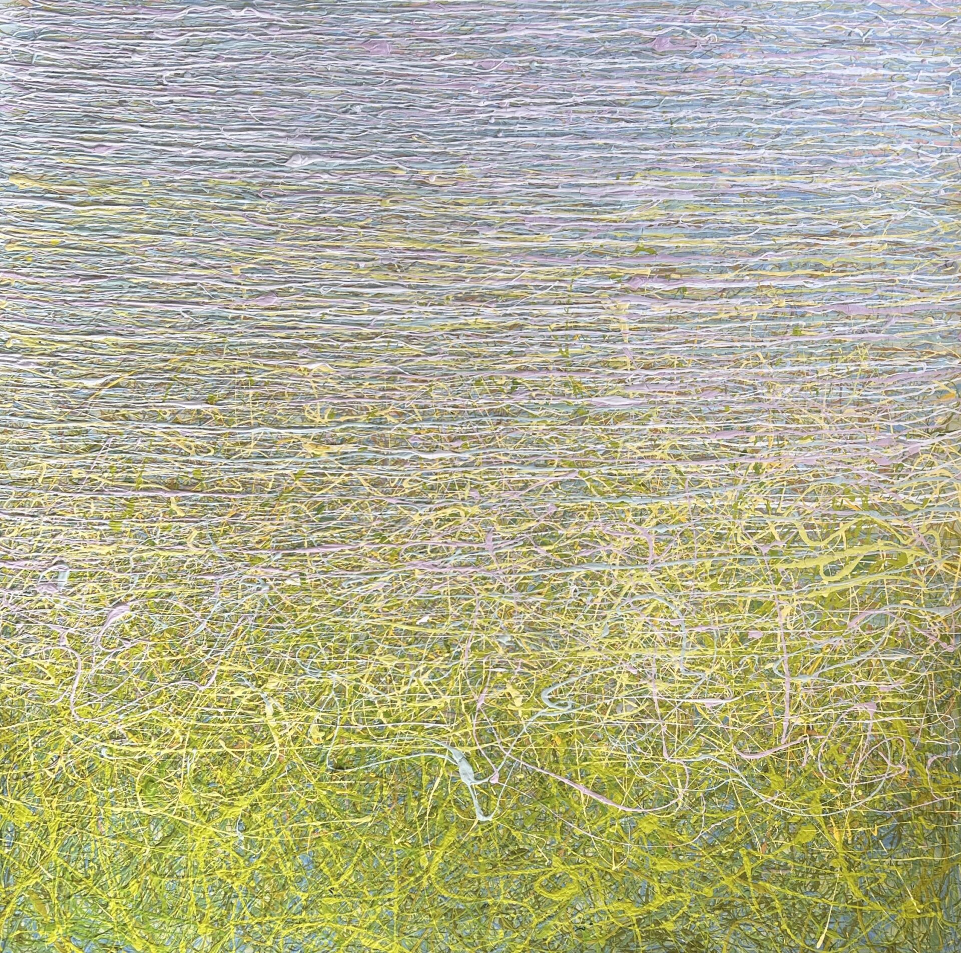 In search of silence- 2 (green) by Nadin Antoniuk | Buy Original Artwork Online