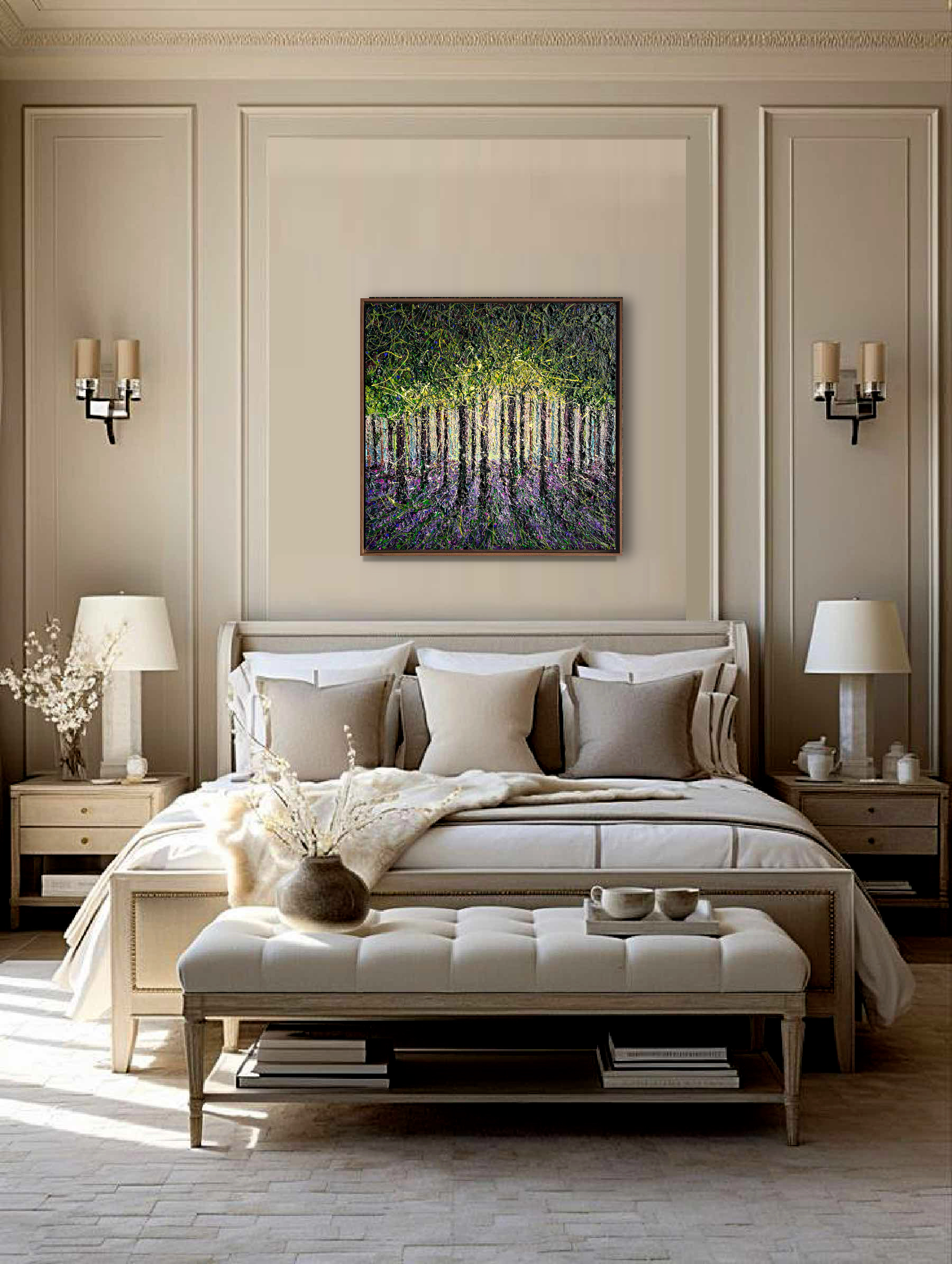April for Two by Nadin Antoniuk | Buy Original Artwork Online
