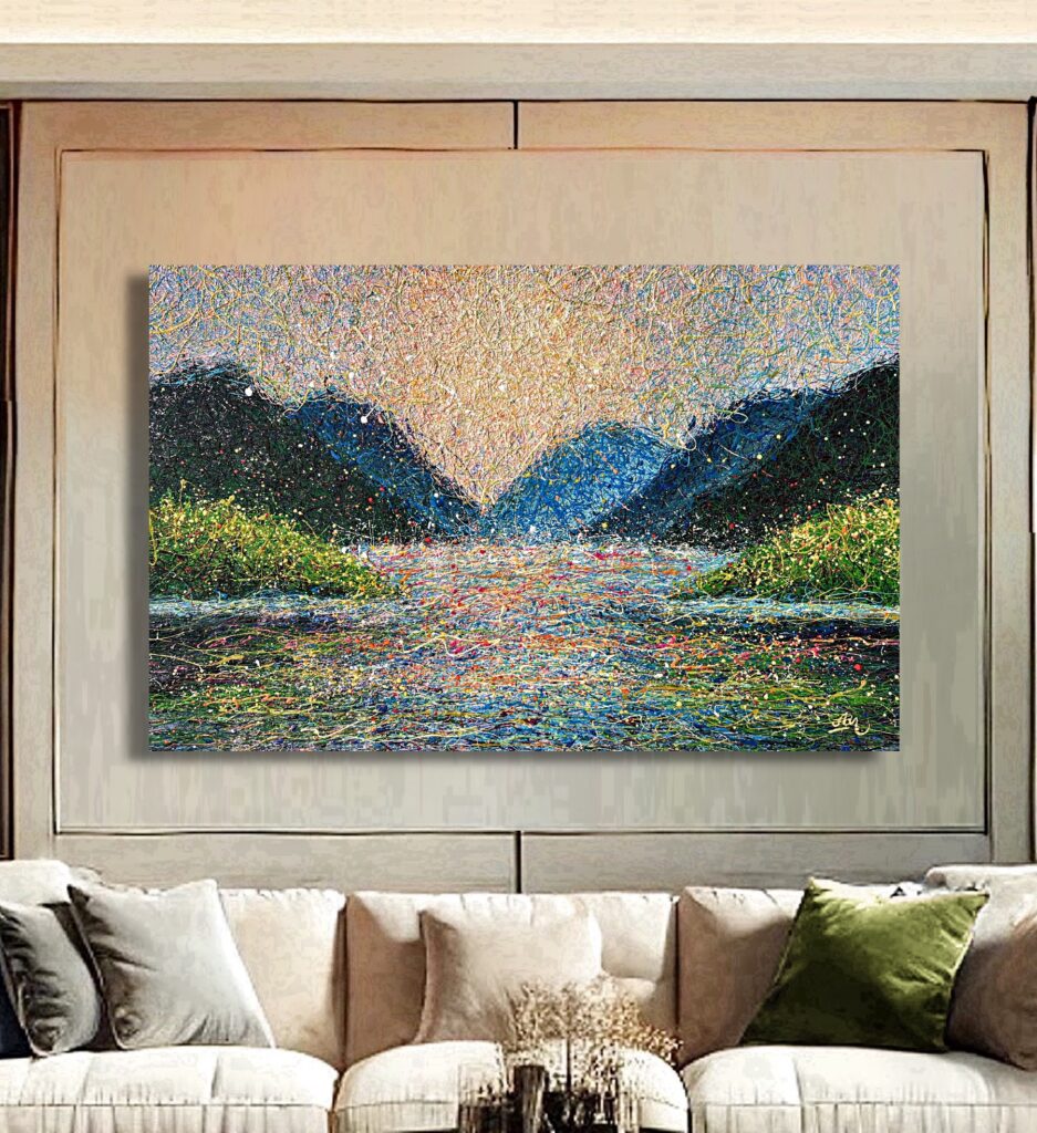 One Breath Away from the Sun by Nadin Antoniuk | Buy Original Artwork Online
