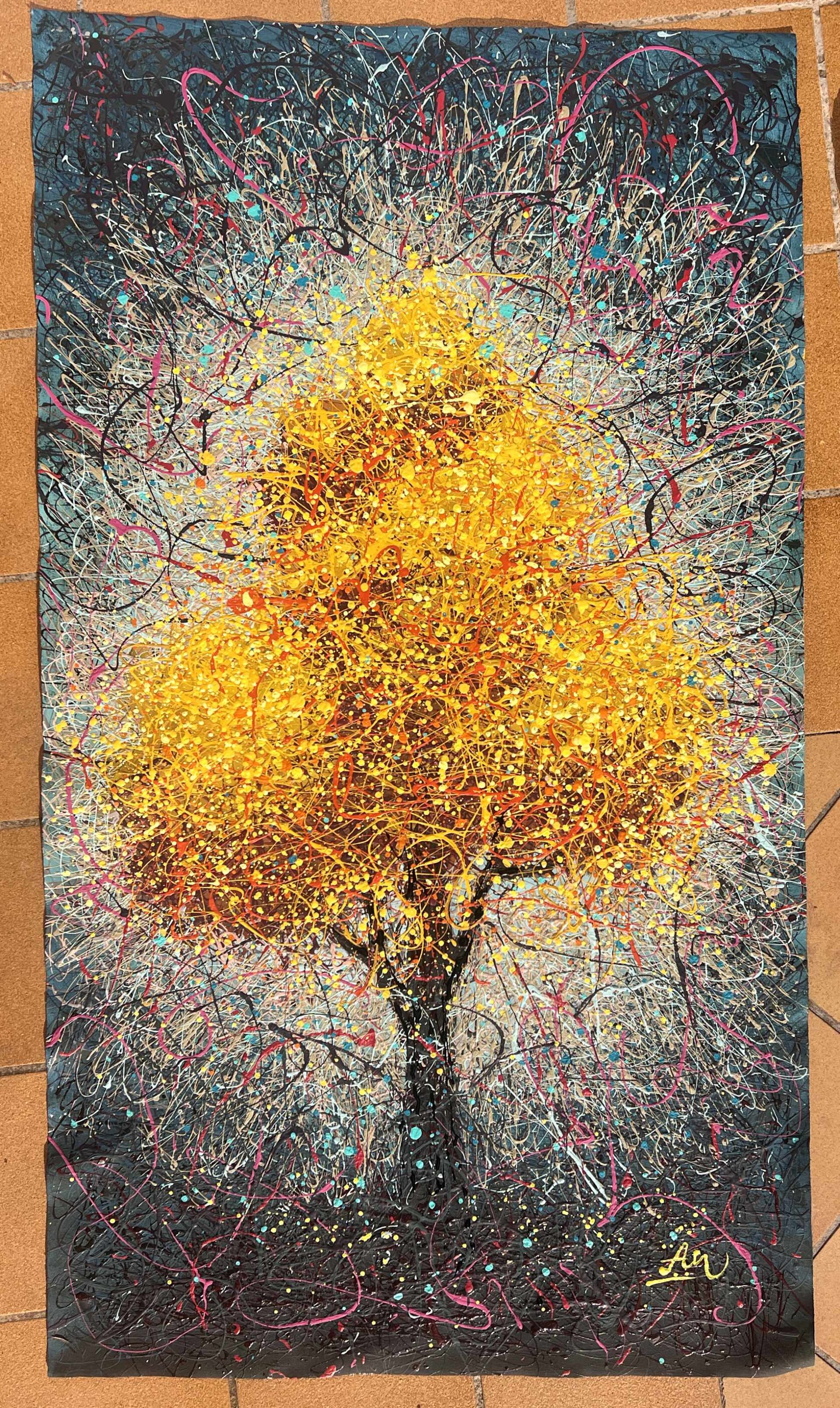 Sun tree by Nadin Antoniuk | Buy Original Artwork Online