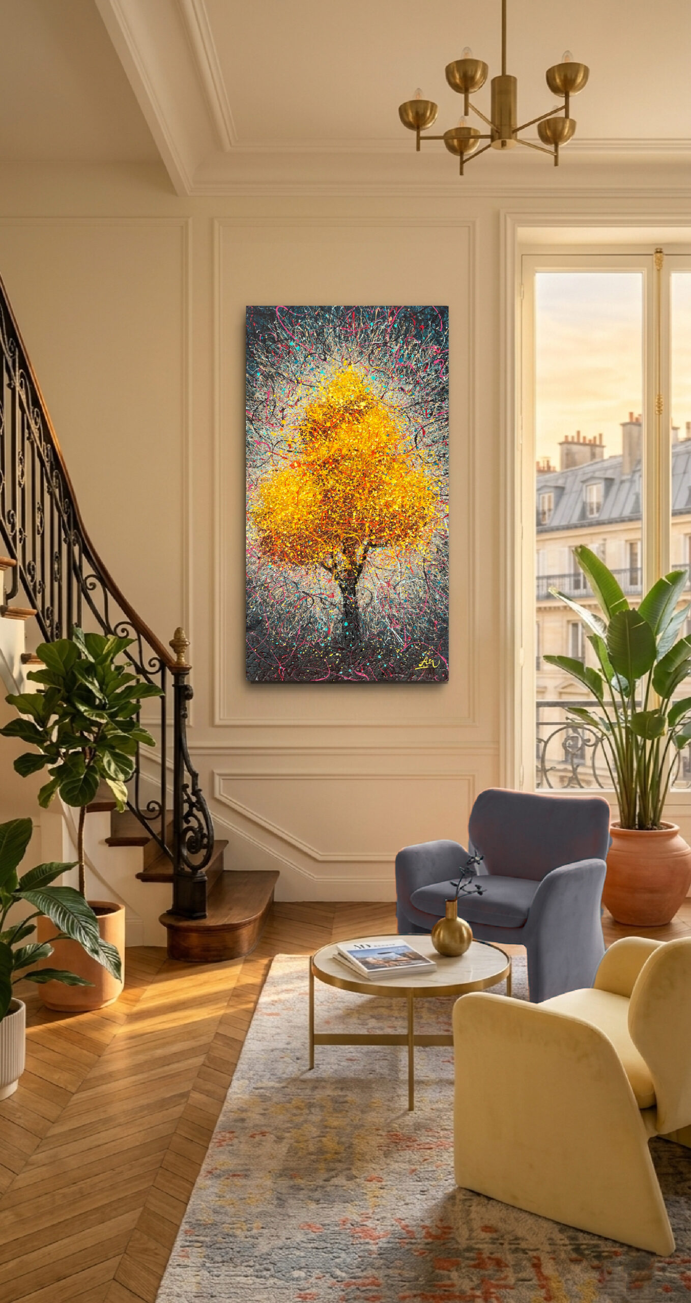 Sun tree by Nadin Antoniuk | Buy Original Artwork Online