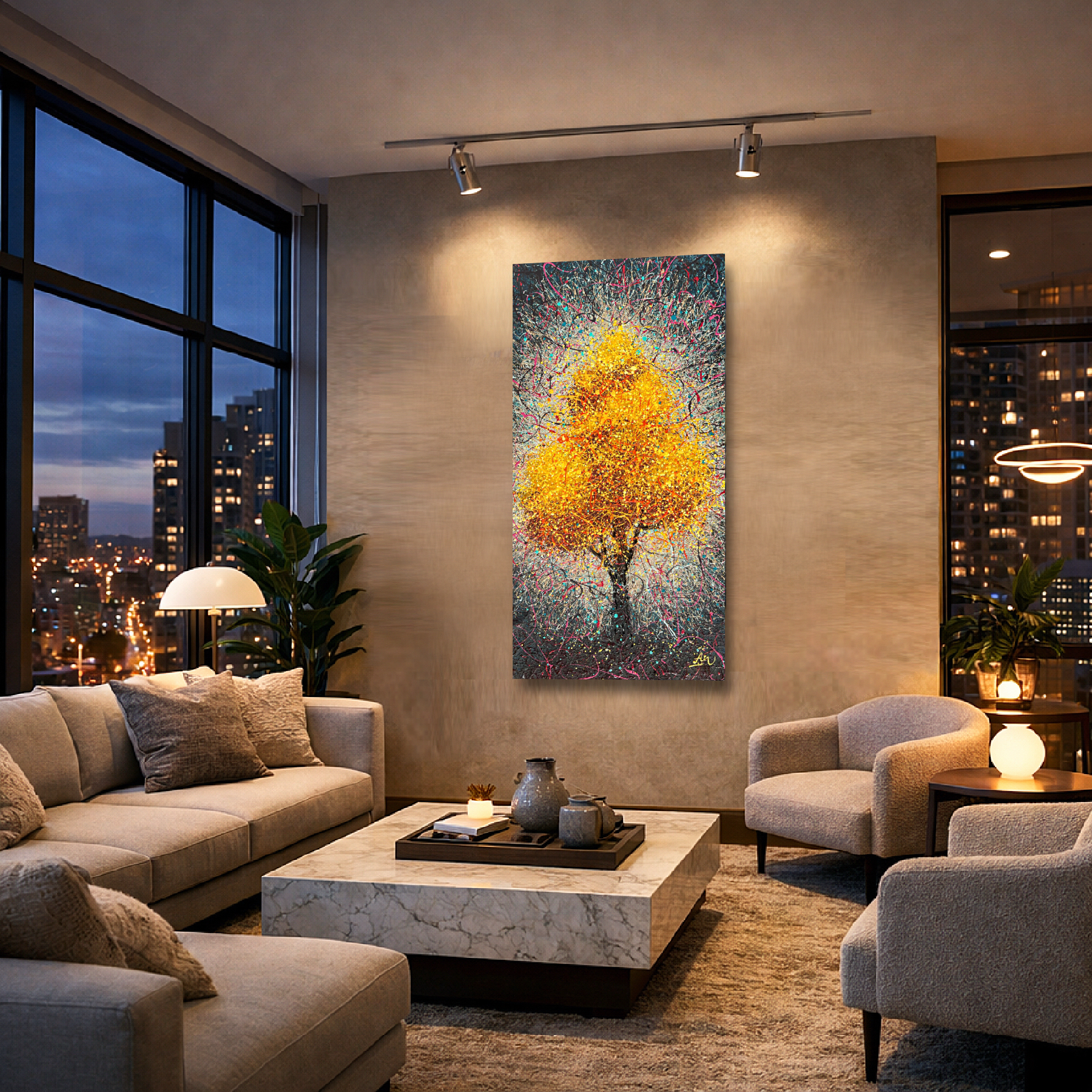 Sun tree by Nadin Antoniuk | Buy Original Artwork Online