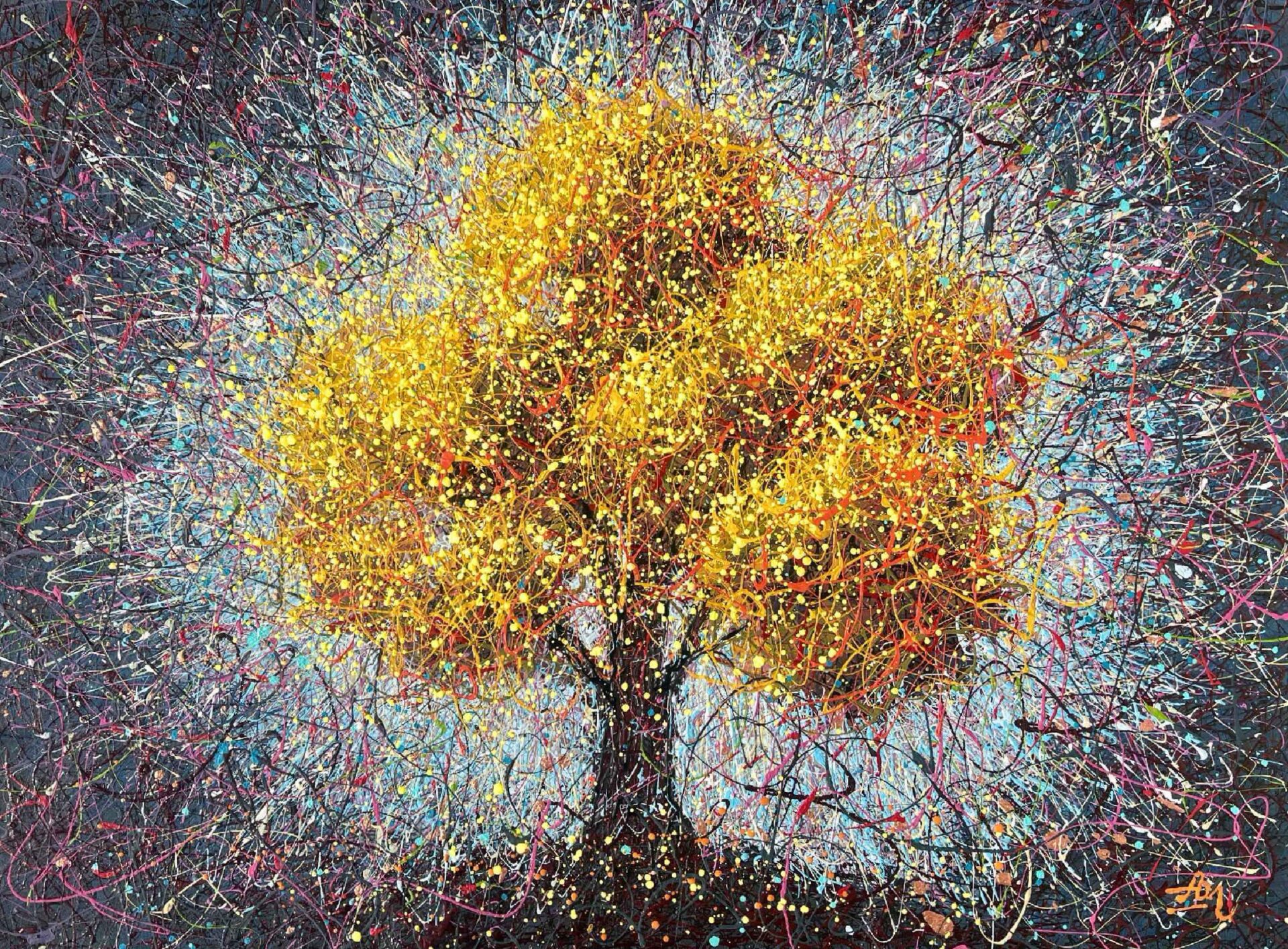 Sparks of Serendipitous Joy by Nadin Antoniuk | View 6 | Buy Original Artwork Online