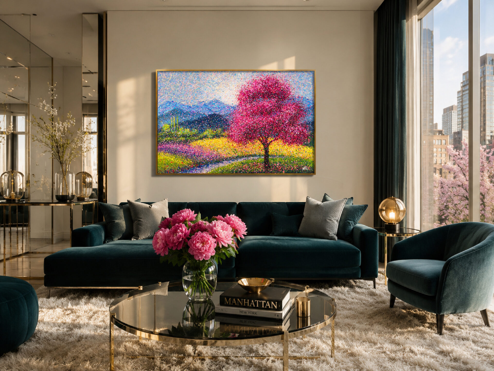 Happiness Scattered Along the Path by Nadin Antoniuk | Buy Original Artwork Online