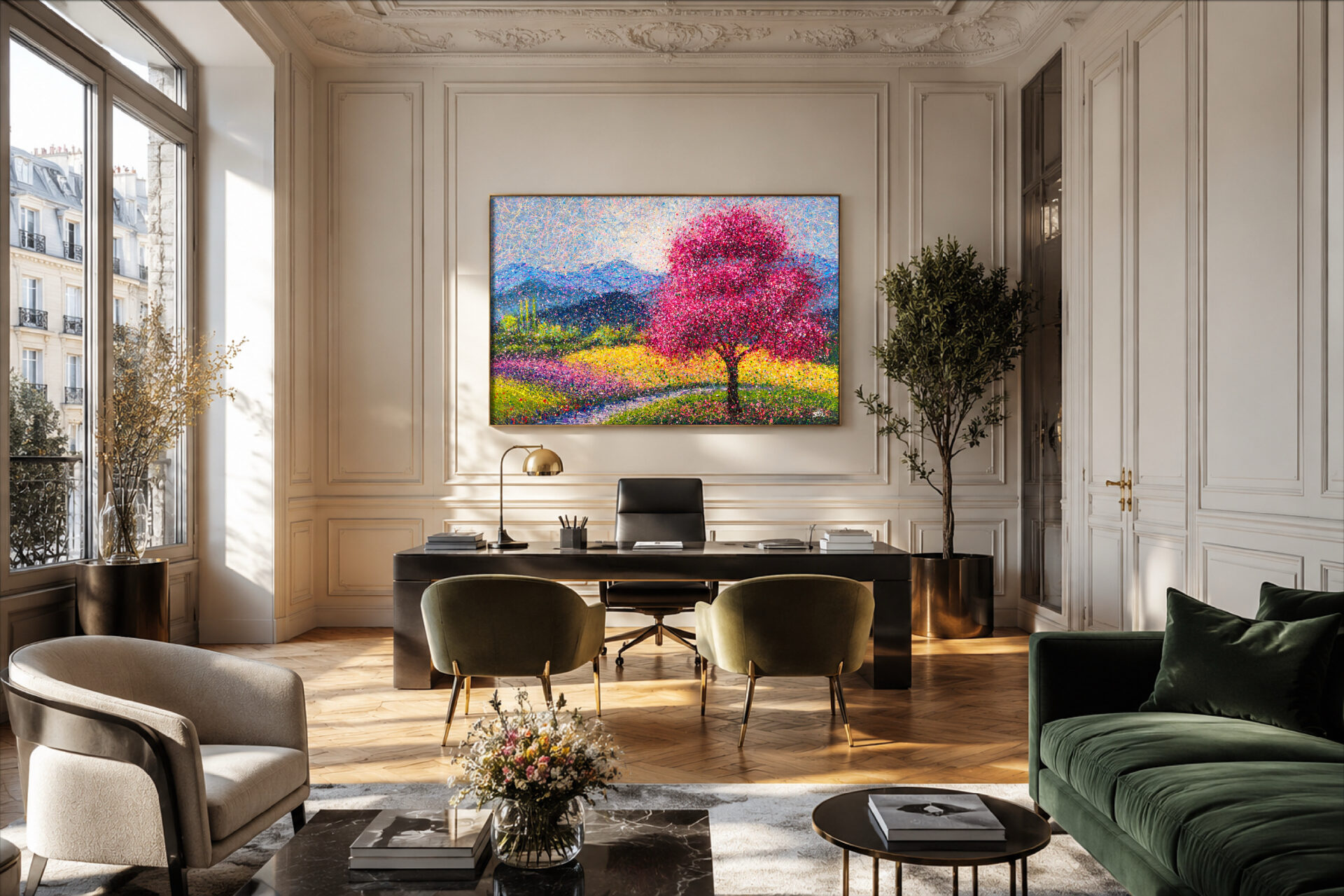 Happiness Scattered Along the Path by Nadin Antoniuk | Buy Original Artwork Online