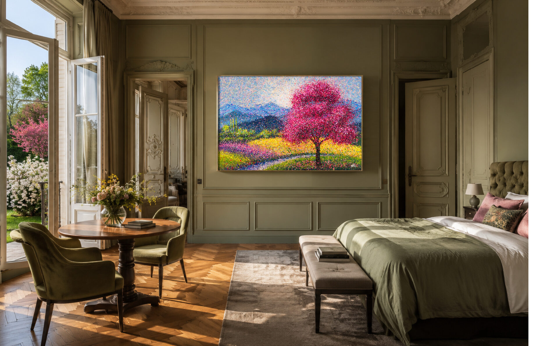 Happiness Scattered Along the Path by Nadin Antoniuk | Buy Original Artwork Online