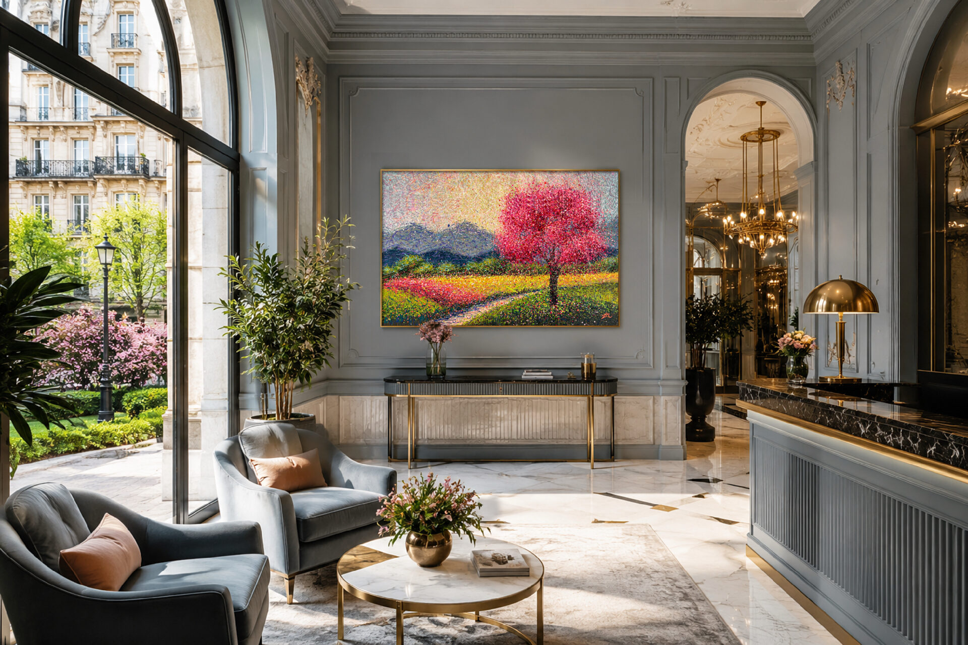 Happiness Scattered Along the Path by Nadin Antoniuk | Buy Original Artwork Online