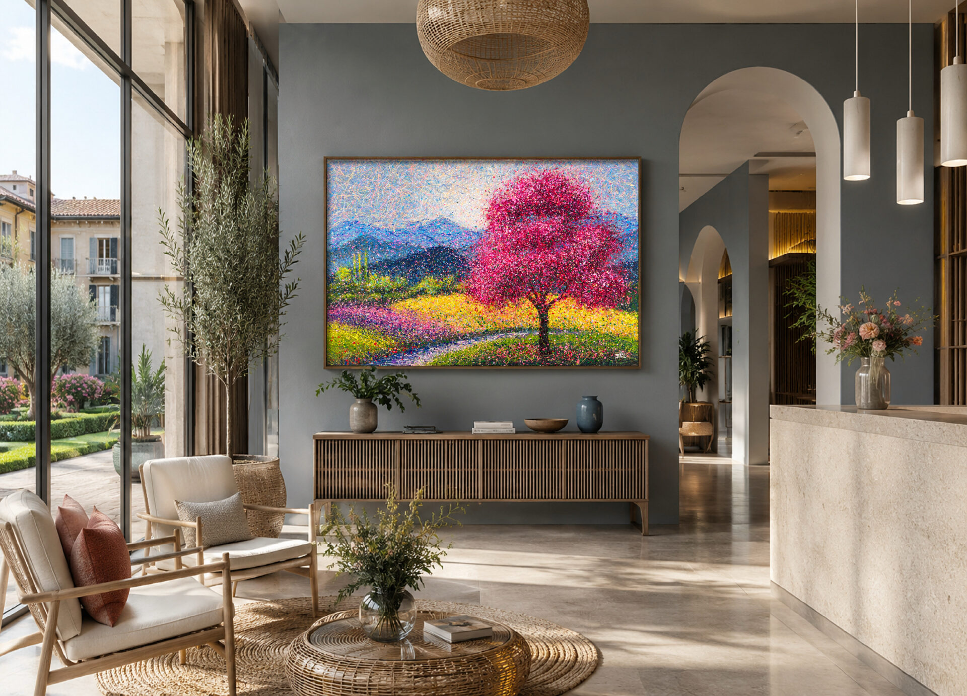 Happiness Scattered Along the Path by Nadin Antoniuk | Buy Original Artwork Online
