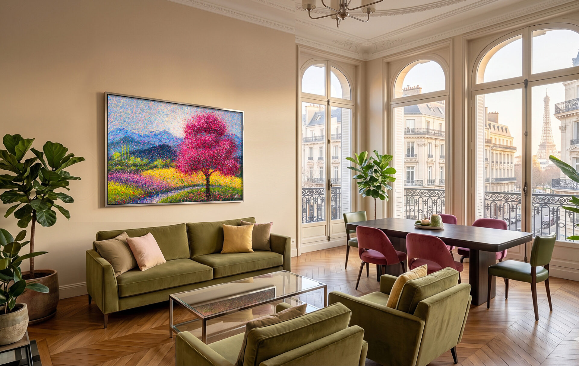 Happiness Scattered Along the Path by Nadin Antoniuk | Buy Original Artwork Online