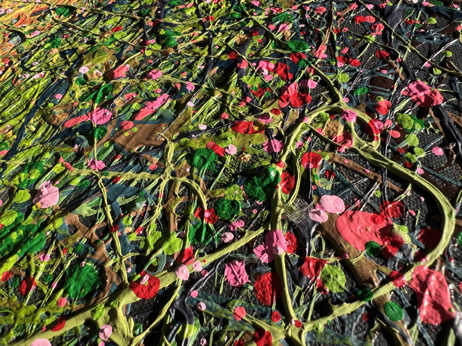Happiness Scattered Along the Path by Nadin Antoniuk | Buy Original Artwork Online