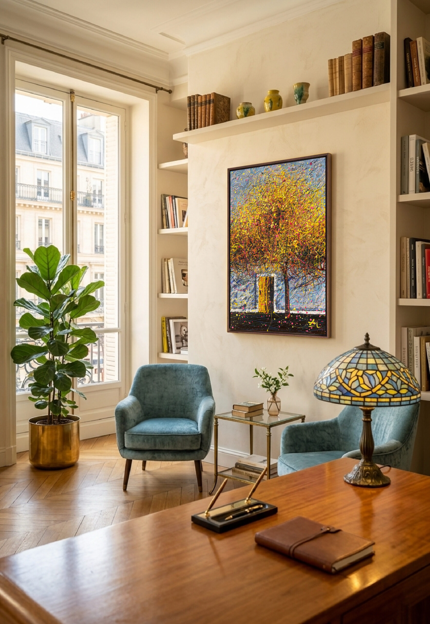 Under the Golden Canopy by Nadin Antoniuk | View 2 | Buy Original Artwork Online