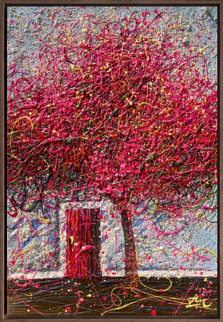 Under the Magenta Canopy by Nadin Antoniuk | Buy Original Artwork Online
