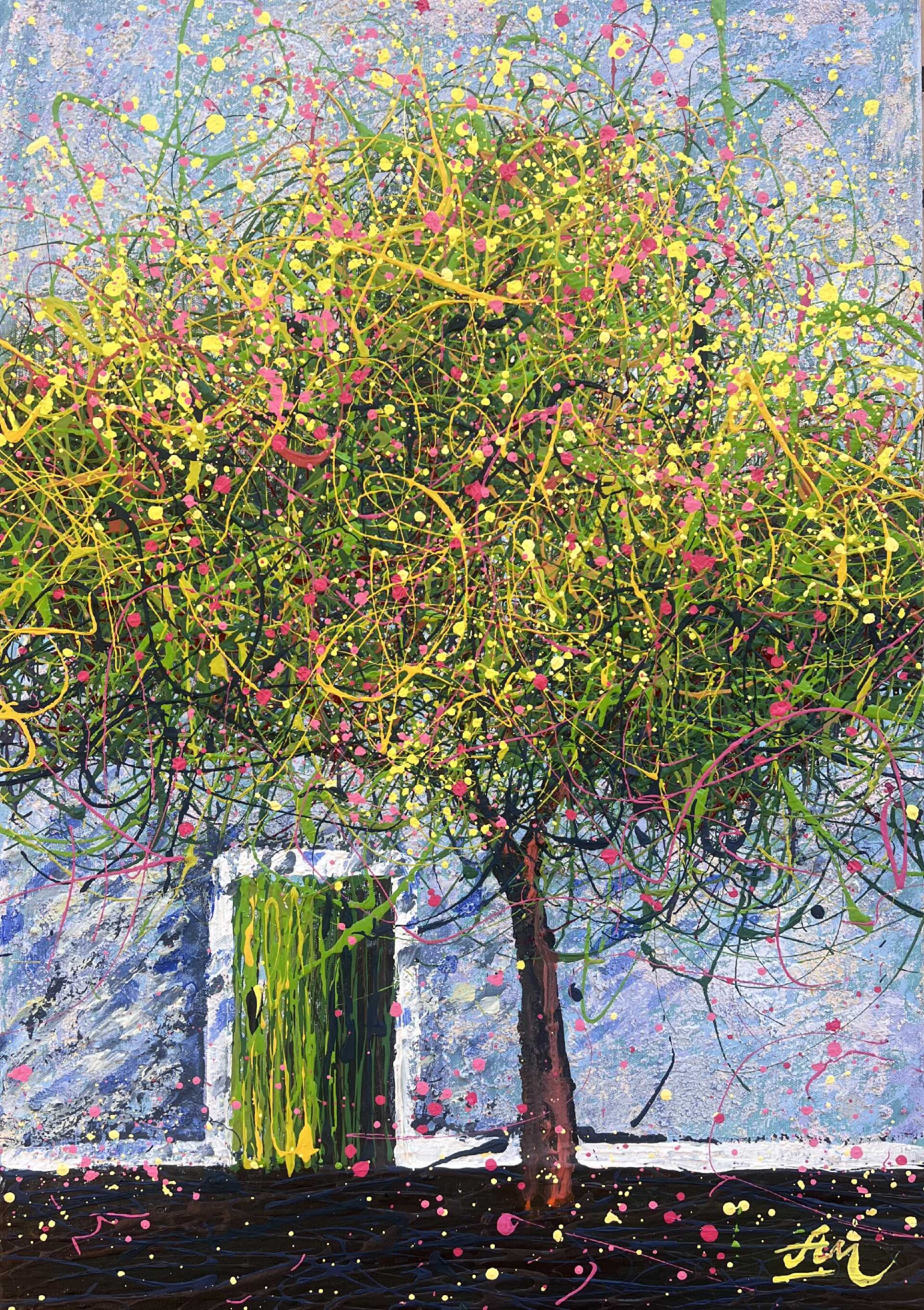 Under the Olive Canopy by Nadin Antoniuk | View 1 | Buy Original Artwork Online