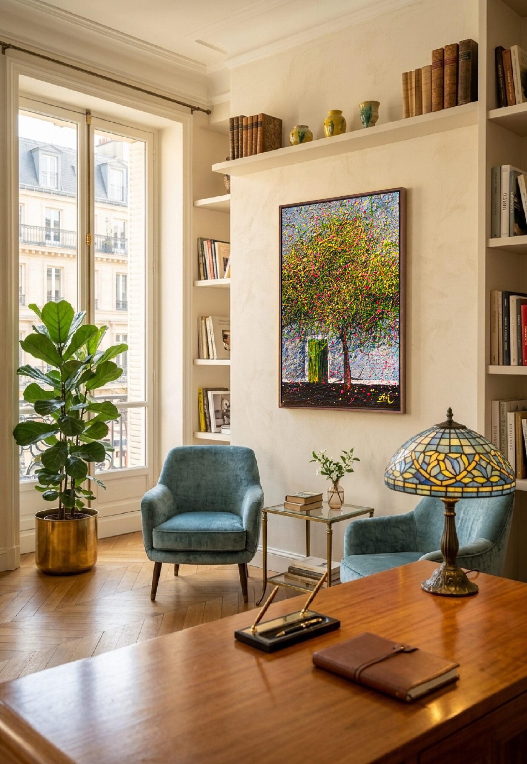 Under the Olive Canopy by Nadin Antoniuk | View 2 | Buy Original Artwork Online