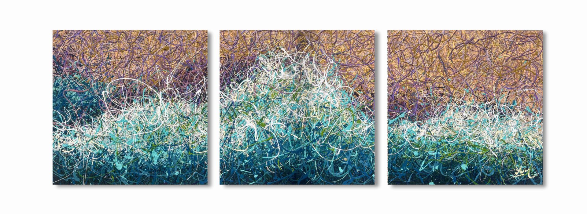 Azure Zen by Nadin Antoniuk | Buy Original Artwork Online