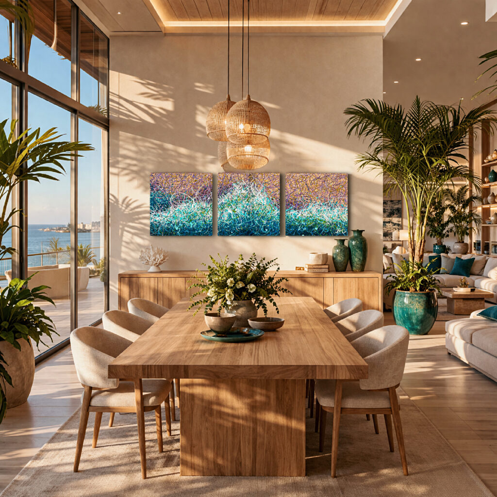 Azure Zen by Nadin Antoniuk | Buy Original Artwork Online