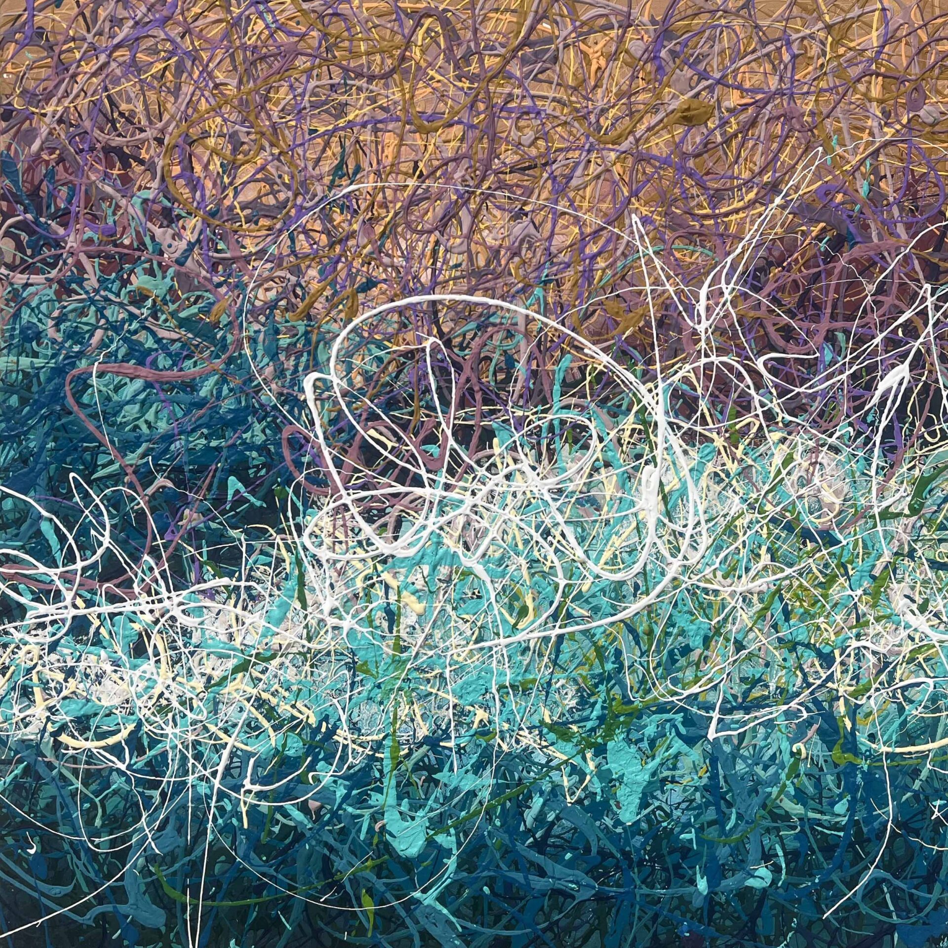 Azure Zen by Nadin Antoniuk | Buy Original Artwork Online