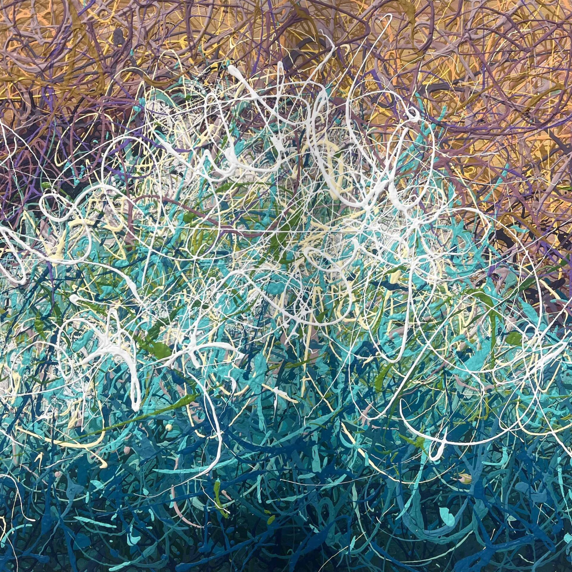 Azure Zen by Nadin Antoniuk | Buy Original Artwork Online