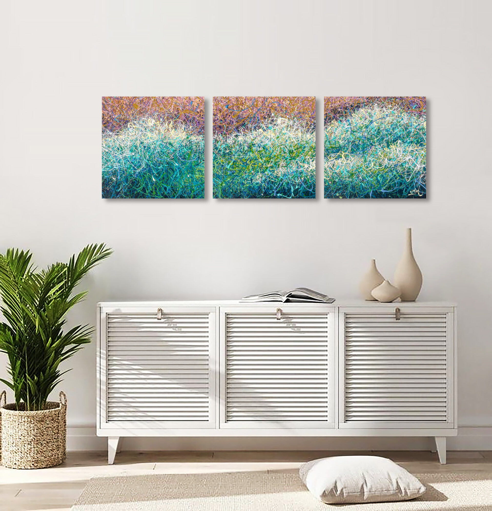 Azure Symphony by Nadin Antoniuk | View 16 | Buy Original Artwork Online