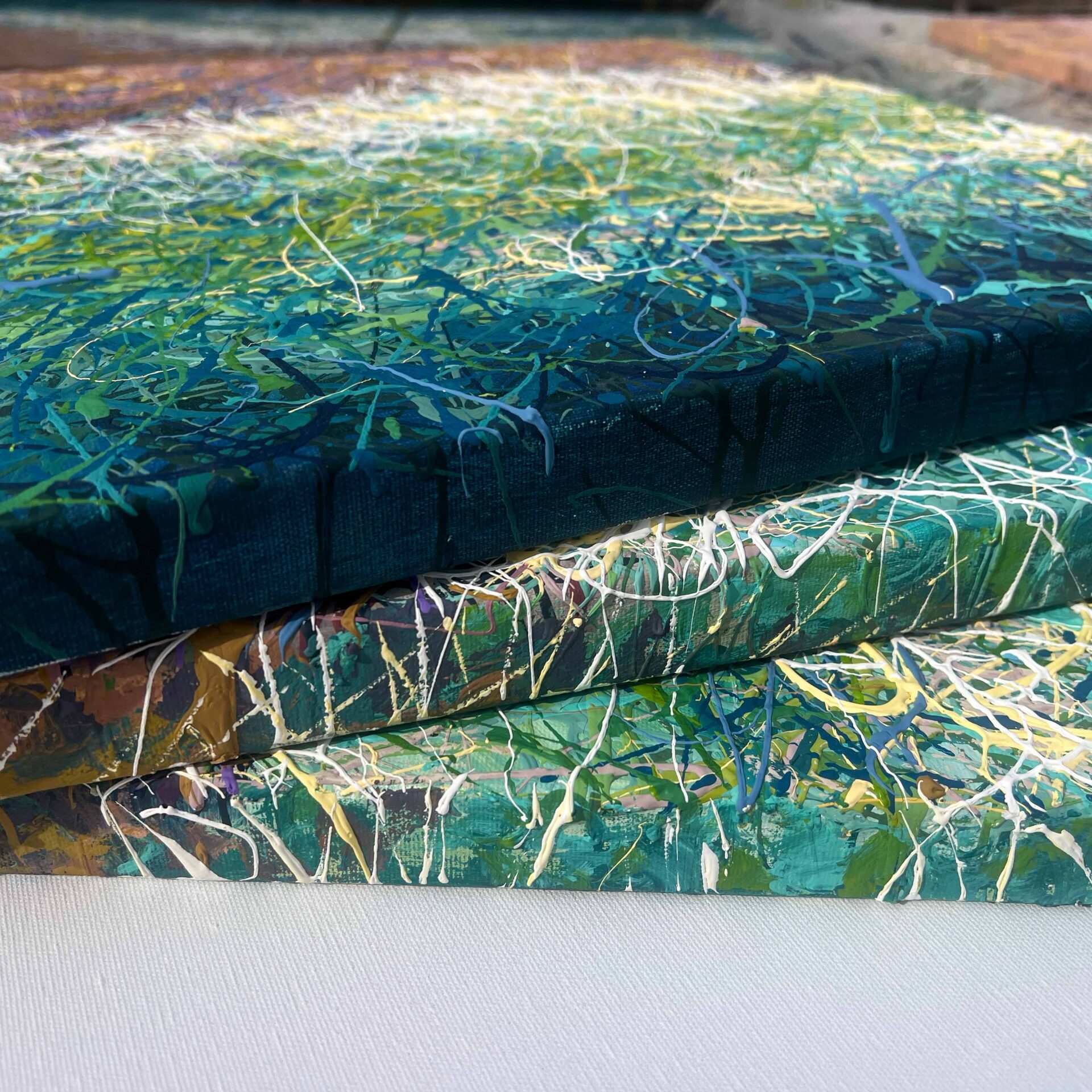 Azure Symphony by Nadin Antoniuk | View 3 | Buy Original Artwork Online