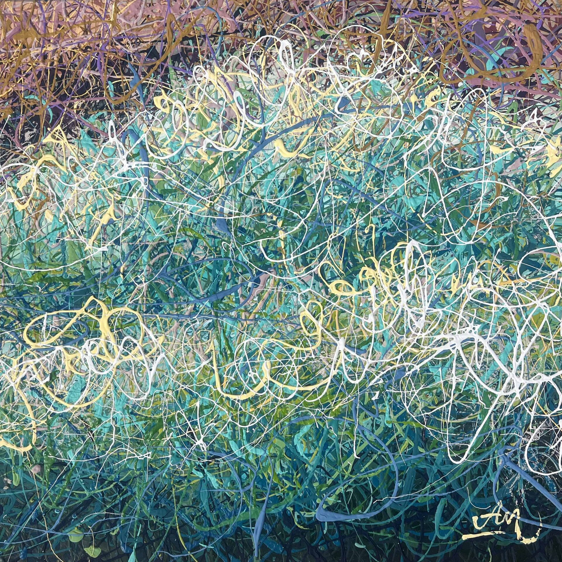 Azure Symphony by Nadin Antoniuk | View 10 | Buy Original Artwork Online