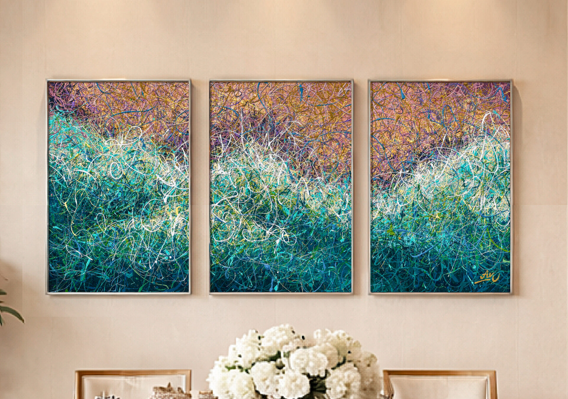 The Ocean’s Embrace by Nadin Antoniuk | Buy Original Artwork Online