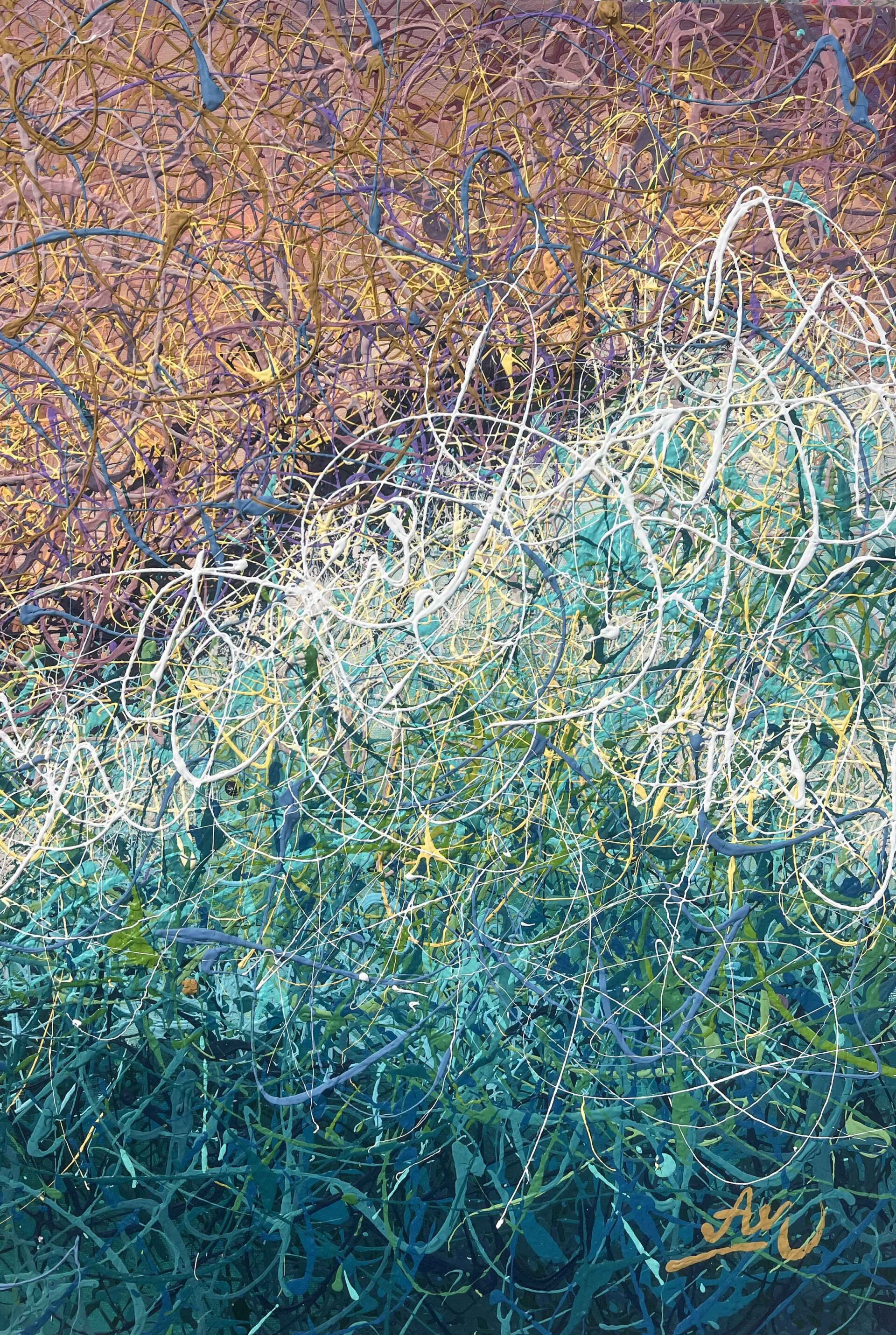 The Ocean’s Embrace by Nadin Antoniuk | Buy Original Artwork Online