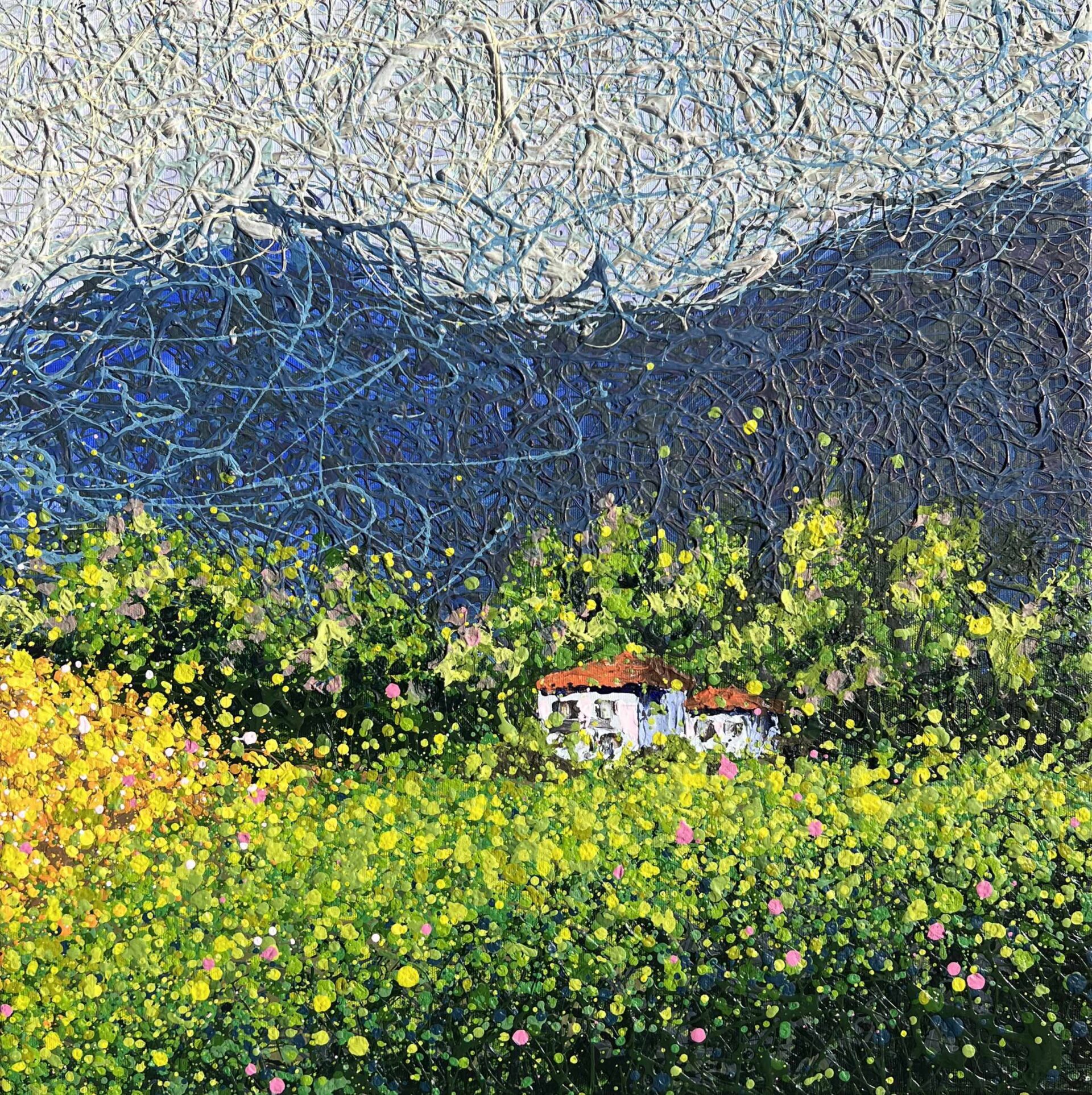 Lavender Dreams of Tuscany – triptych by Nadin Antoniuk | View 15 | Buy Original Artwork Online
