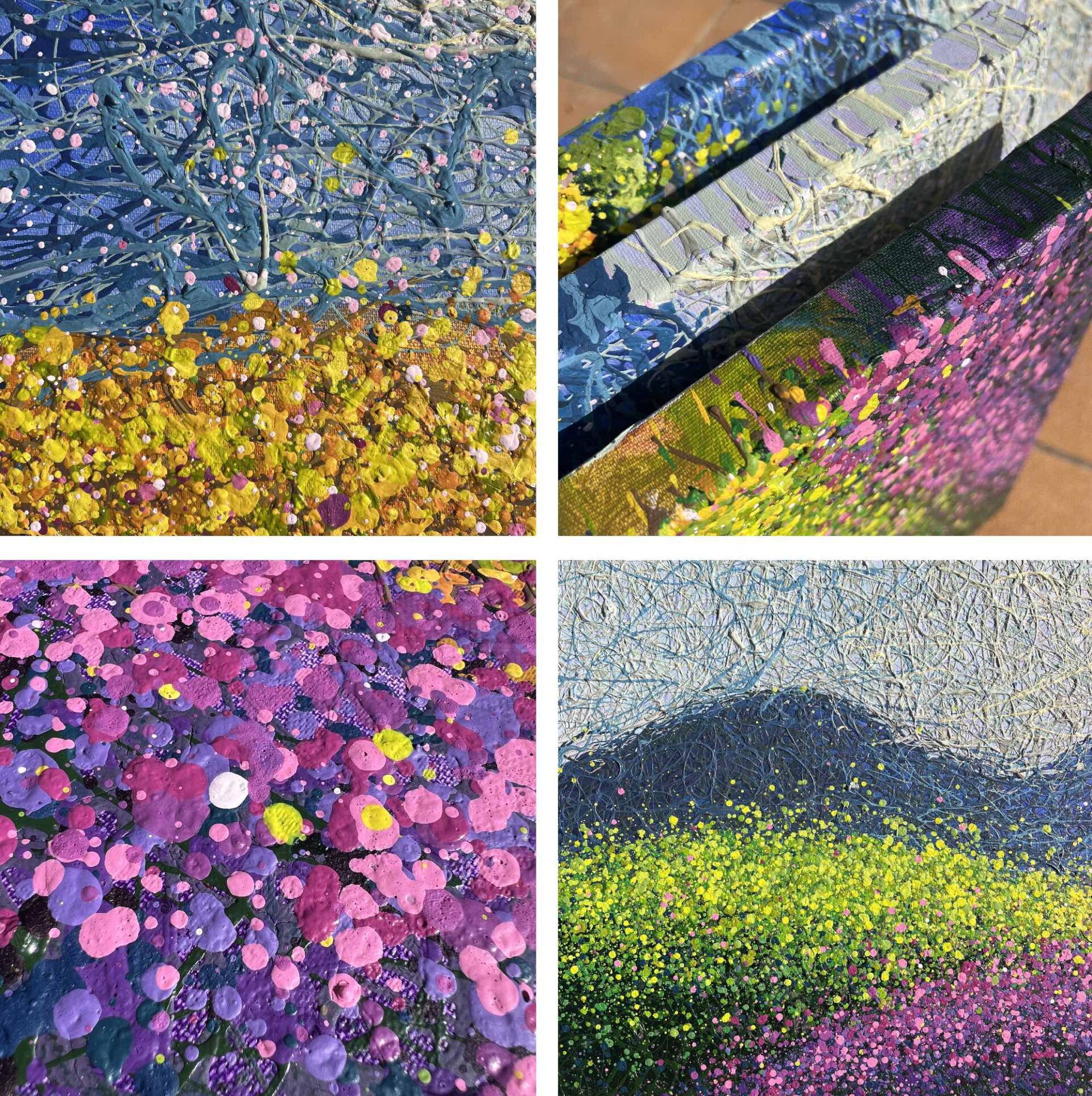 Lavender Dreams of Tuscany – triptych by Nadin Antoniuk | View 16 | Buy Original Artwork Online