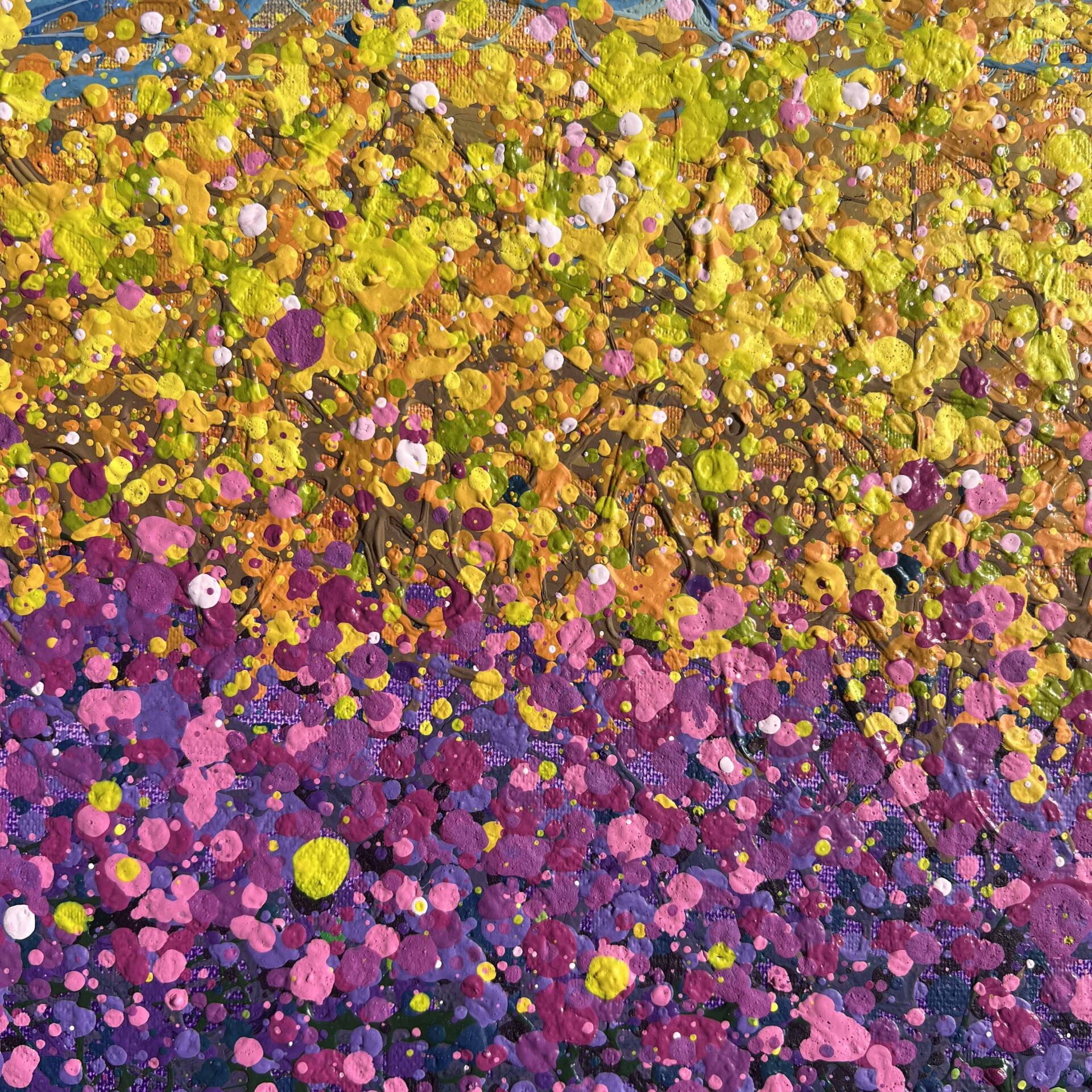 Lavender Dreams of Tuscany – triptych by Nadin Antoniuk | View 7 | Buy Original Artwork Online