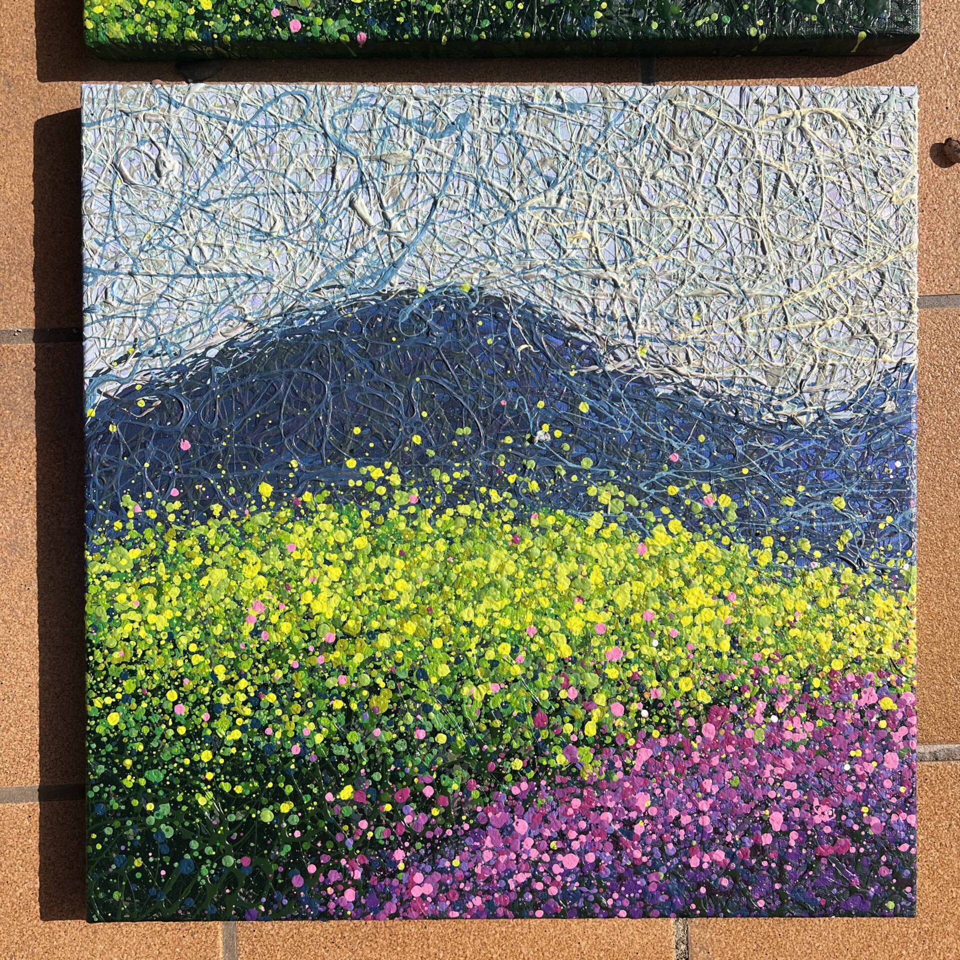 Lavender Dreams of Tuscany – triptych by Nadin Antoniuk | View 10 | Buy Original Artwork Online