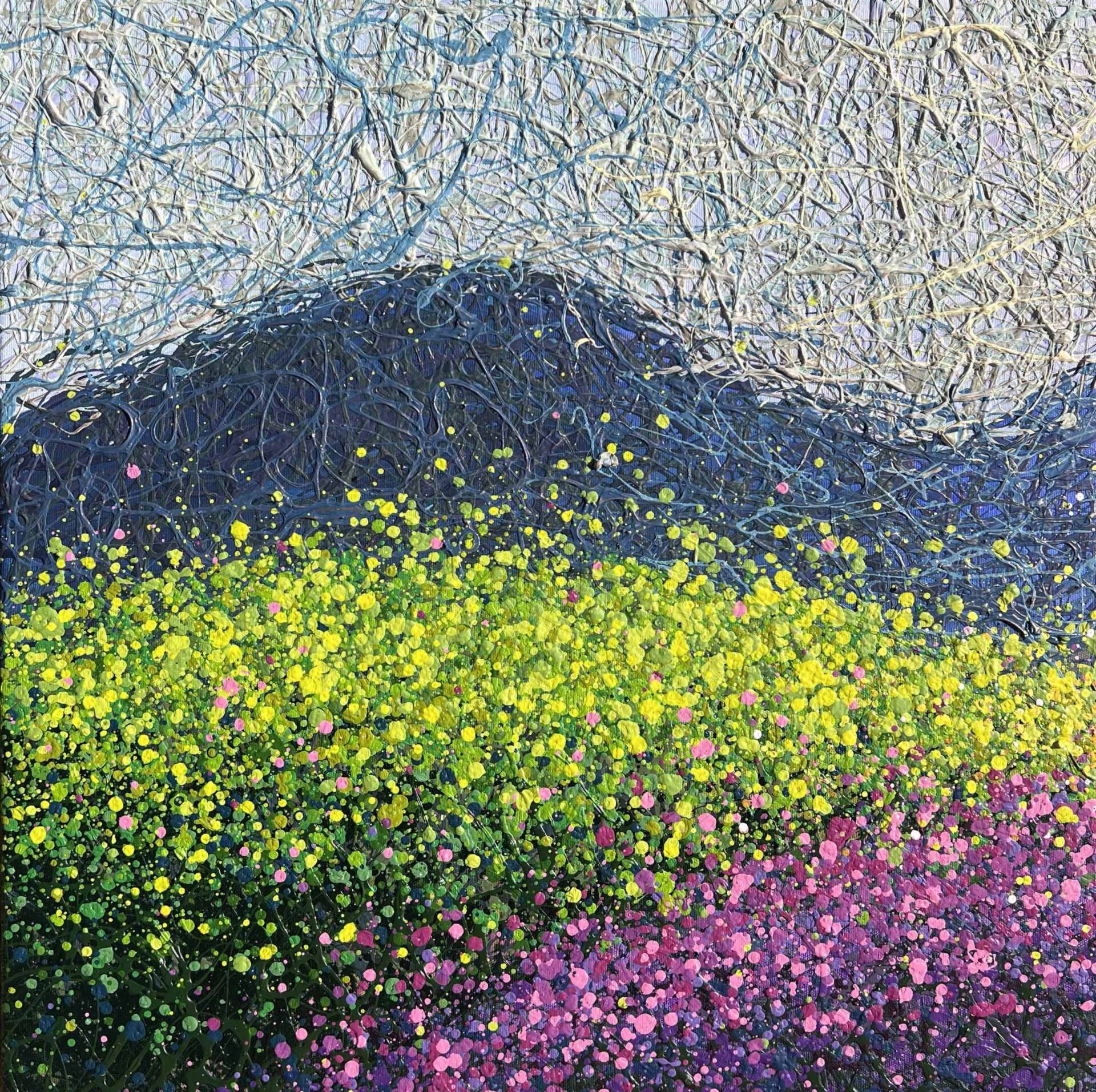 Lavender Dreams of Tuscany – triptych by Nadin Antoniuk | View 12 | Buy Original Artwork Online
