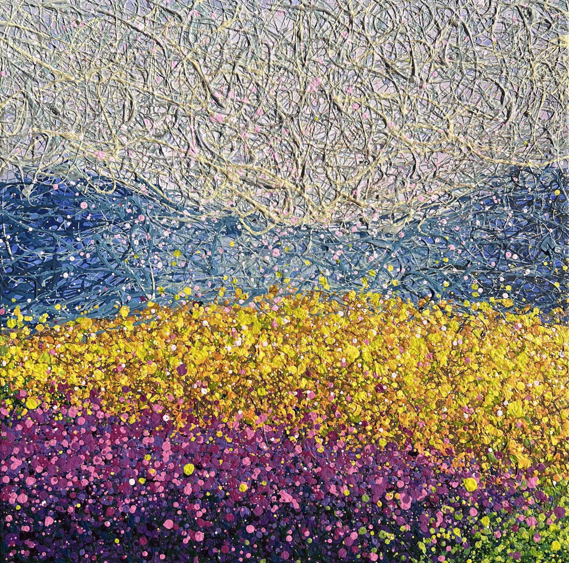 Lavender Dreams of Tuscany – triptych by Nadin Antoniuk | View 13 | Buy Original Artwork Online