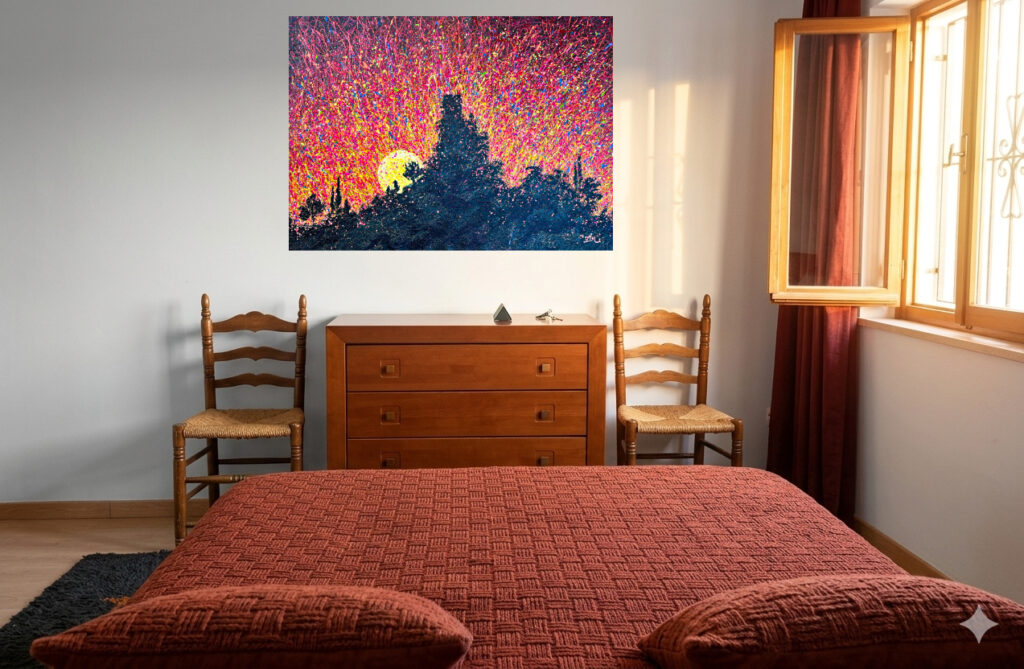 At the Edge of Sunset in Tarragona – 80% by Nadin Antoniuk | Buy Original Artwork Online