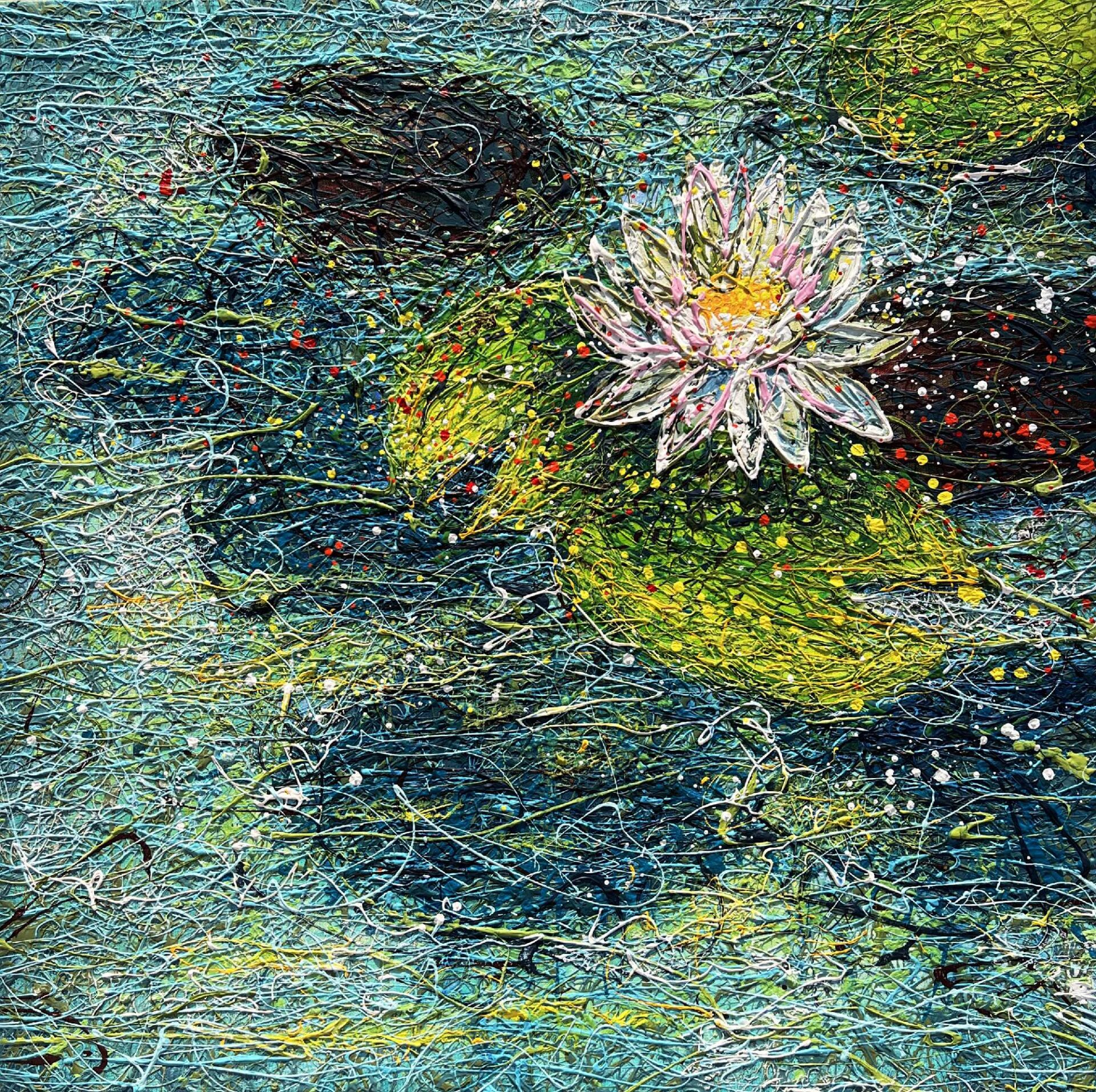 The Quiet Heart of the Lake by Nadin Antoniuk | Buy Original Artwork Online