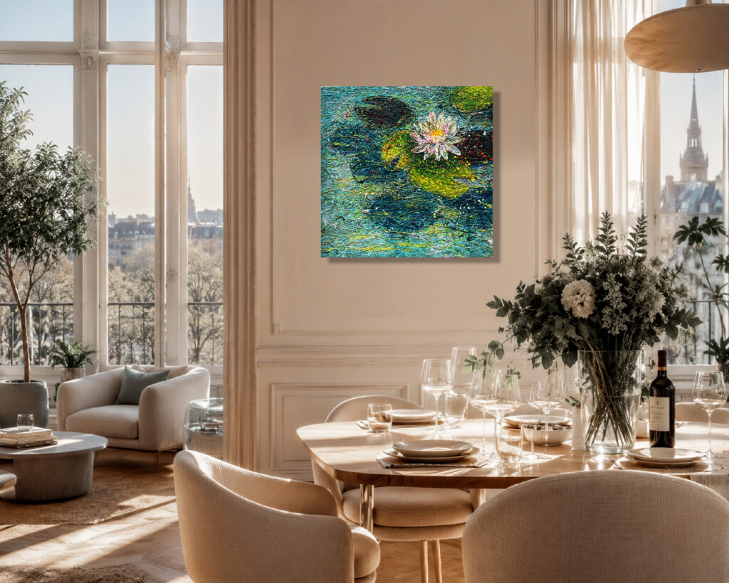 The Quiet Heart of the Lake by Nadin Antoniuk | Buy Original Artwork Online