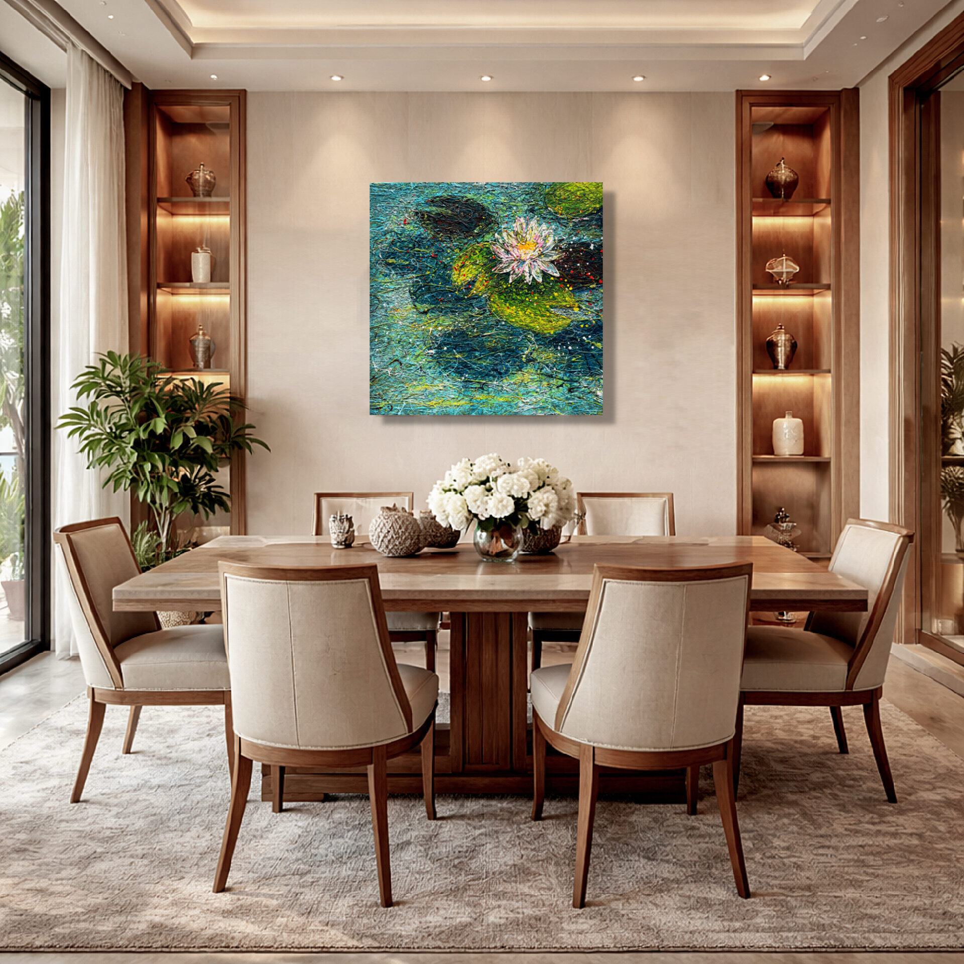 The Quiet Heart of the Lake by Nadin Antoniuk | Buy Original Artwork Online