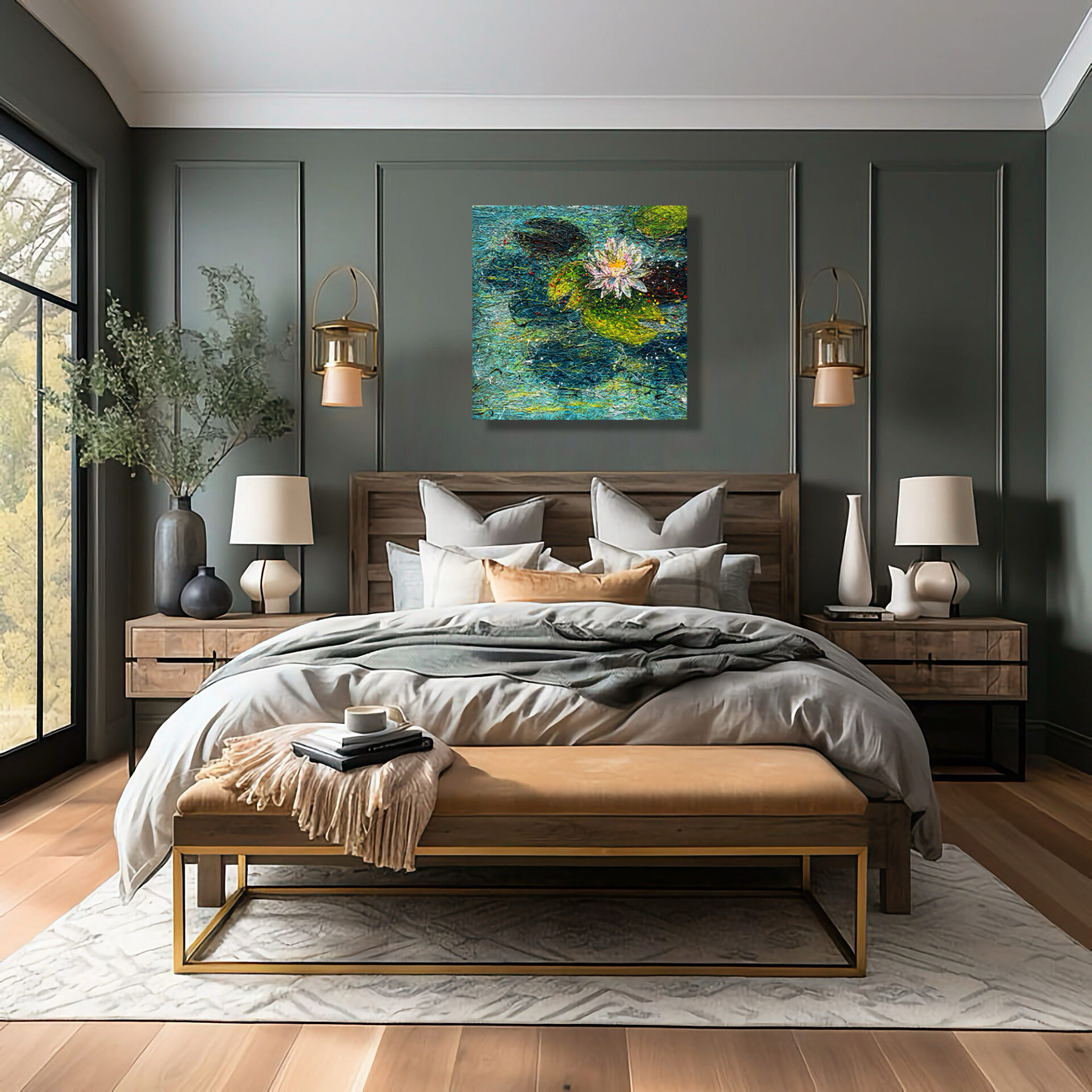 The Quiet Heart of the Lake by Nadin Antoniuk | Buy Original Artwork Online