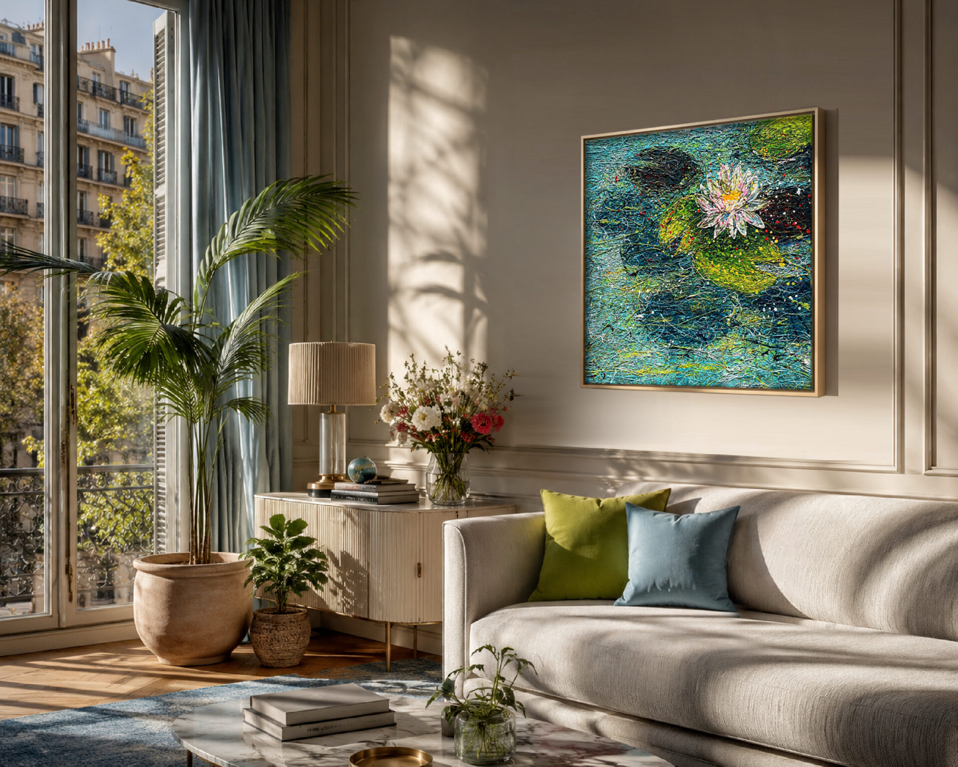 The Quiet Heart of the Lake by Nadin Antoniuk | Buy Original Artwork Online