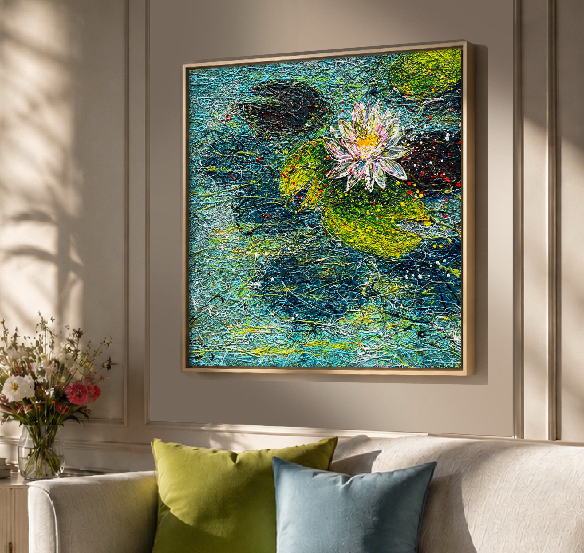 The Quiet Heart of the Lake by Nadin Antoniuk | Buy Original Artwork Online