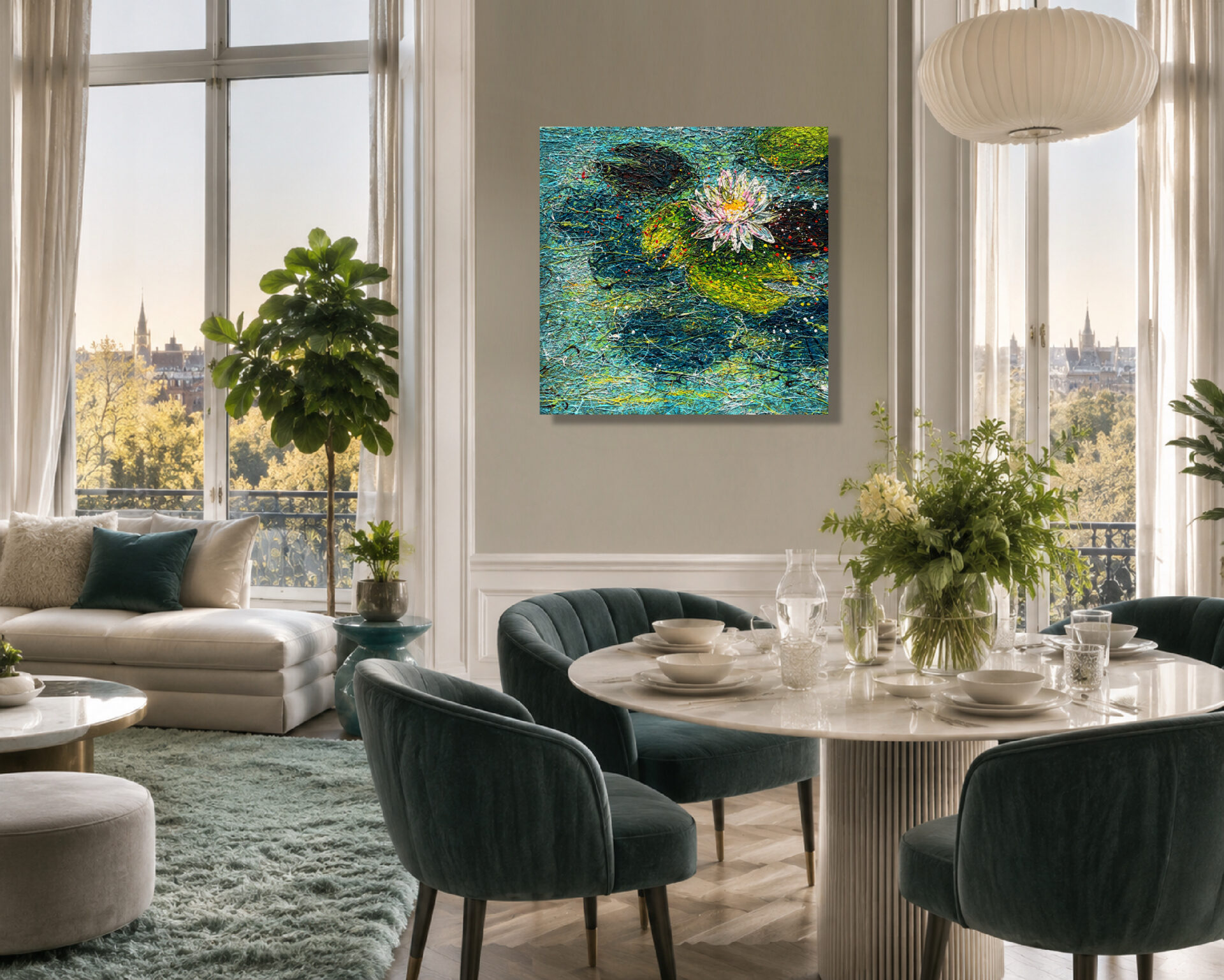 The Quiet Heart of the Lake by Nadin Antoniuk | Buy Original Artwork Online