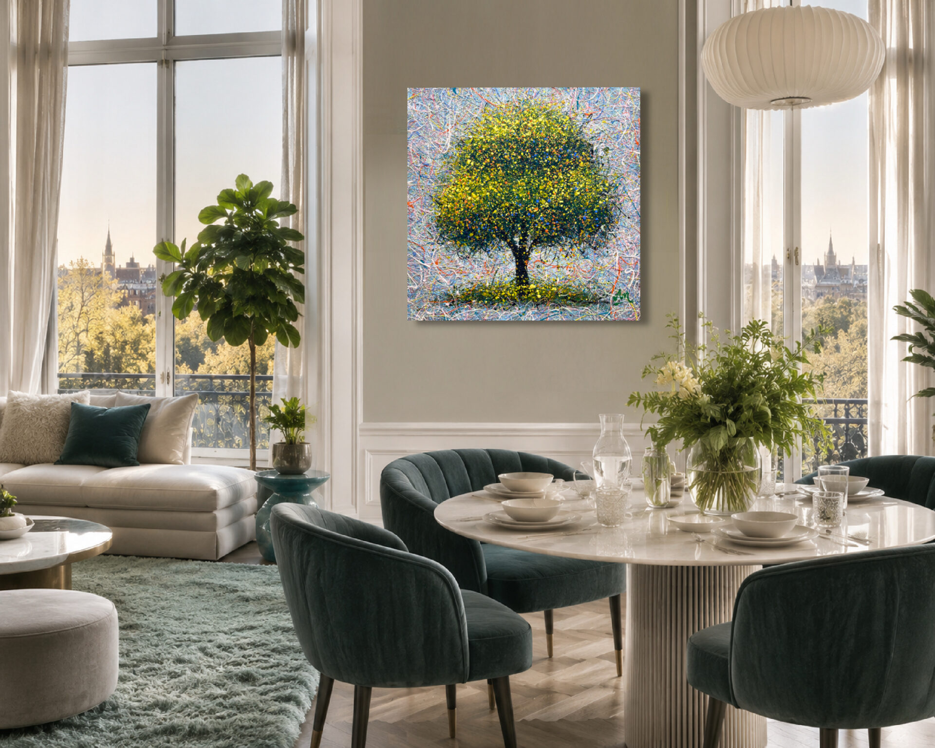 Breath of the Sunny Forest by Nadin Antoniuk | Buy Original Artwork Online