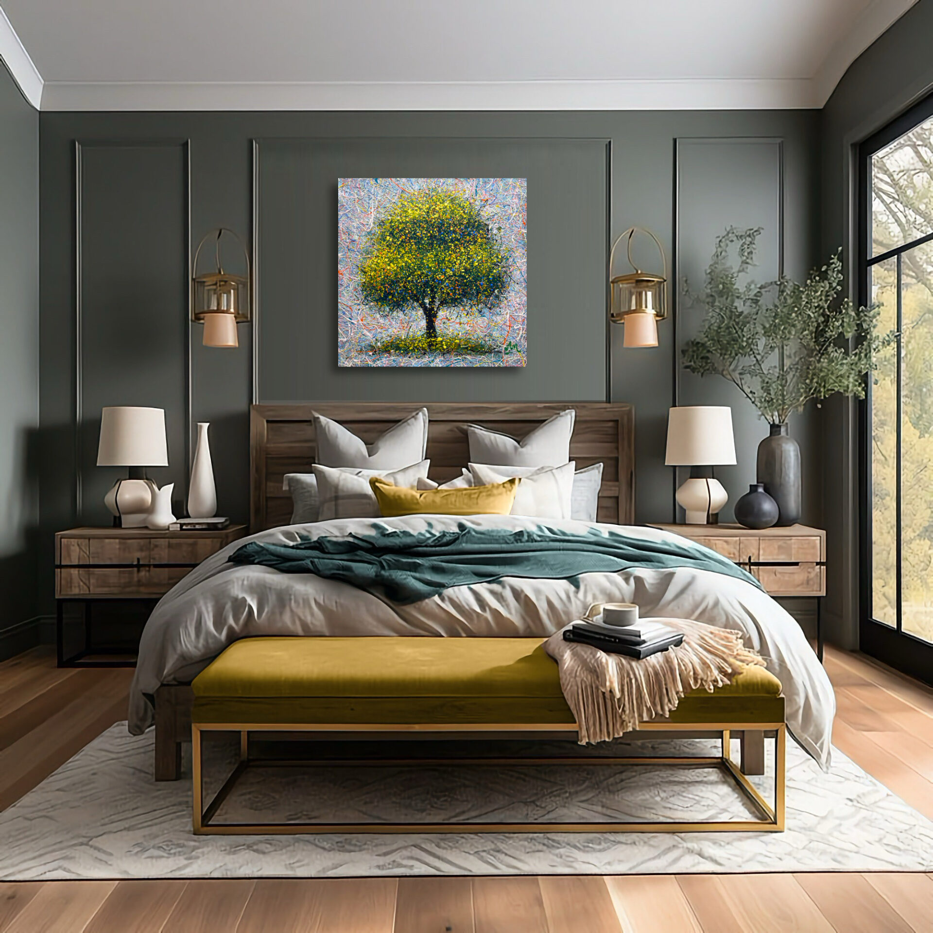 Breath of the Sunny Forest by Nadin Antoniuk | Buy Original Artwork Online