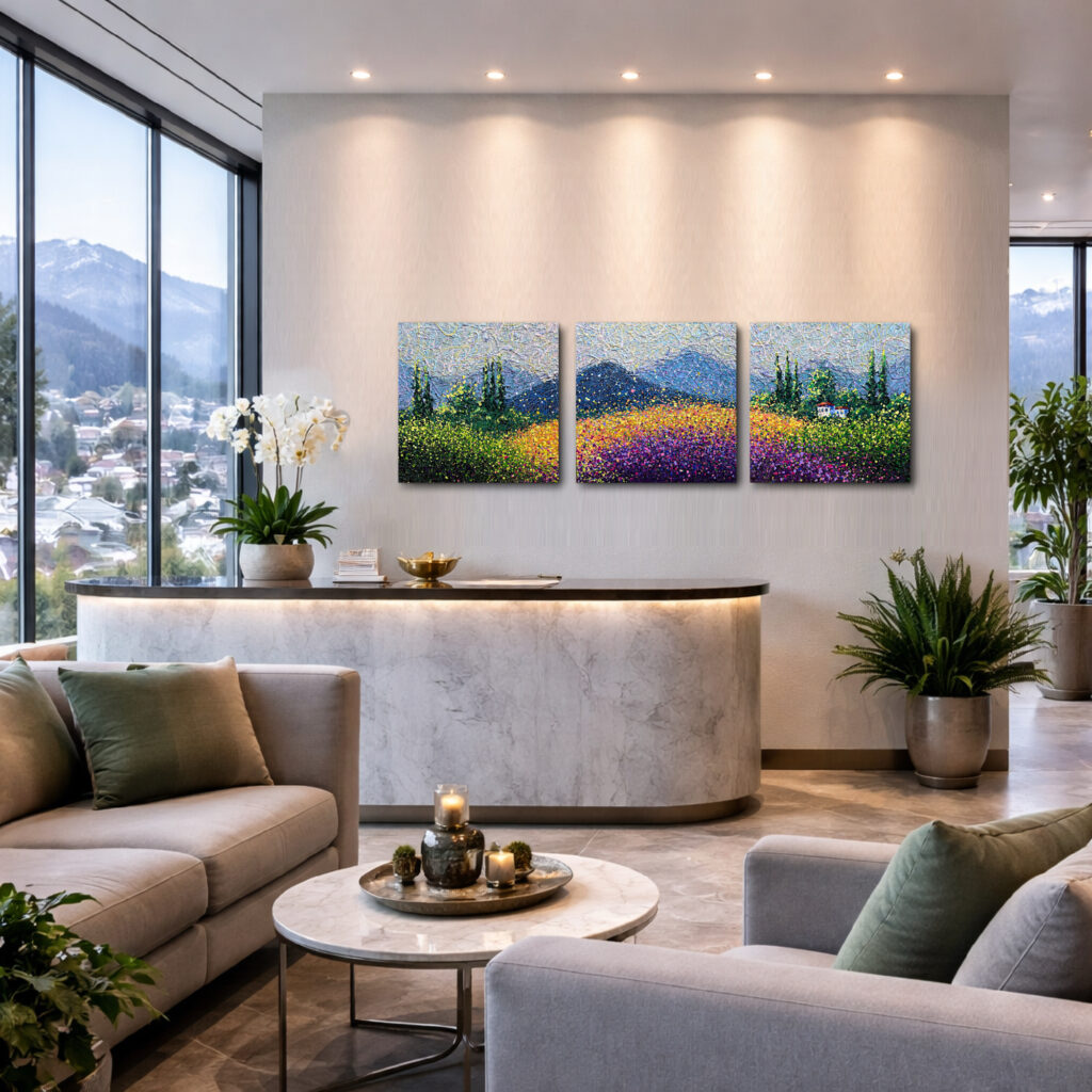 A Valley of Endless Light by Nadin Antoniuk | Buy Original Artwork Online